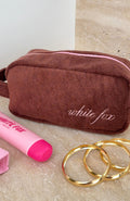 Trending Lillian Cosmetic Bag Chocolate
