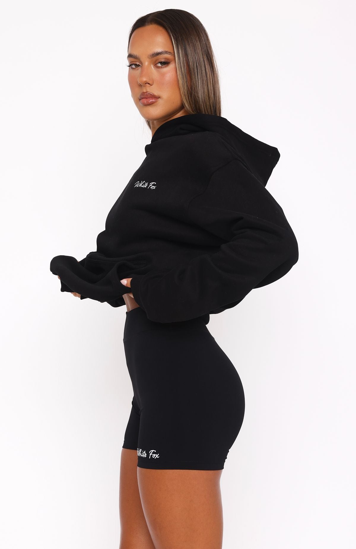Trending Match Your Words Bike Shorts Black