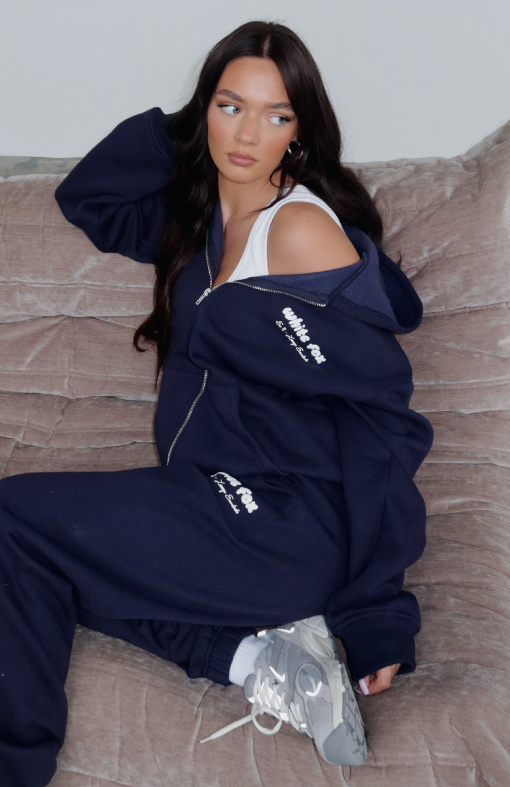 Trending Era 8 Zip Front Hoodie Nautical