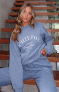 Trending Decade Classics Essential Oversized Sweater Ocean