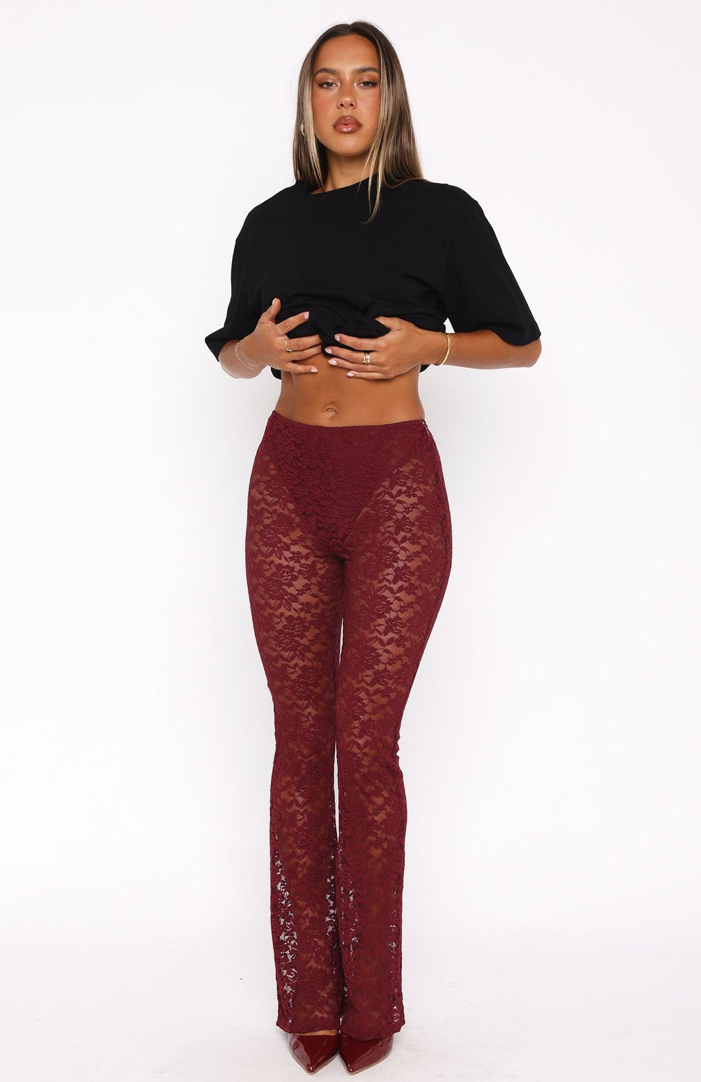 Trending New Era Pants Wine