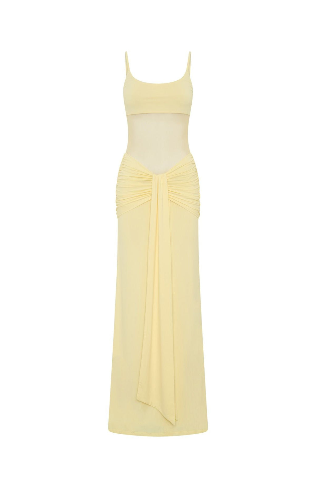 Trending Confetti Skies Maxi Dress Lemon
