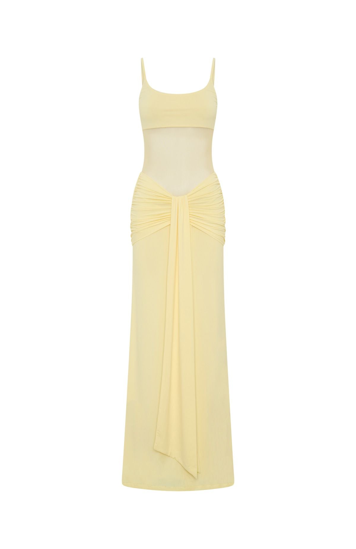 Trending Confetti Skies Maxi Dress Lemon