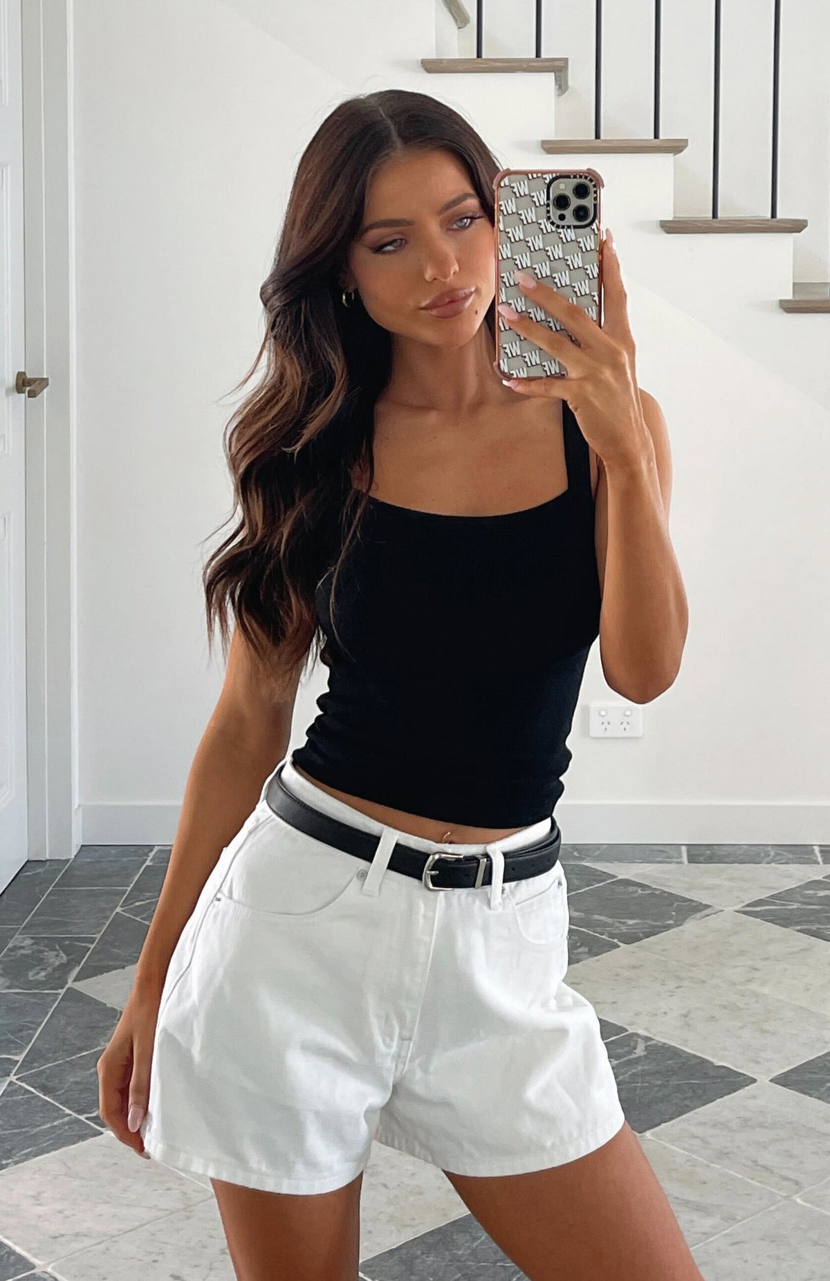 Trending Hurt Feelings Denim Shorts White