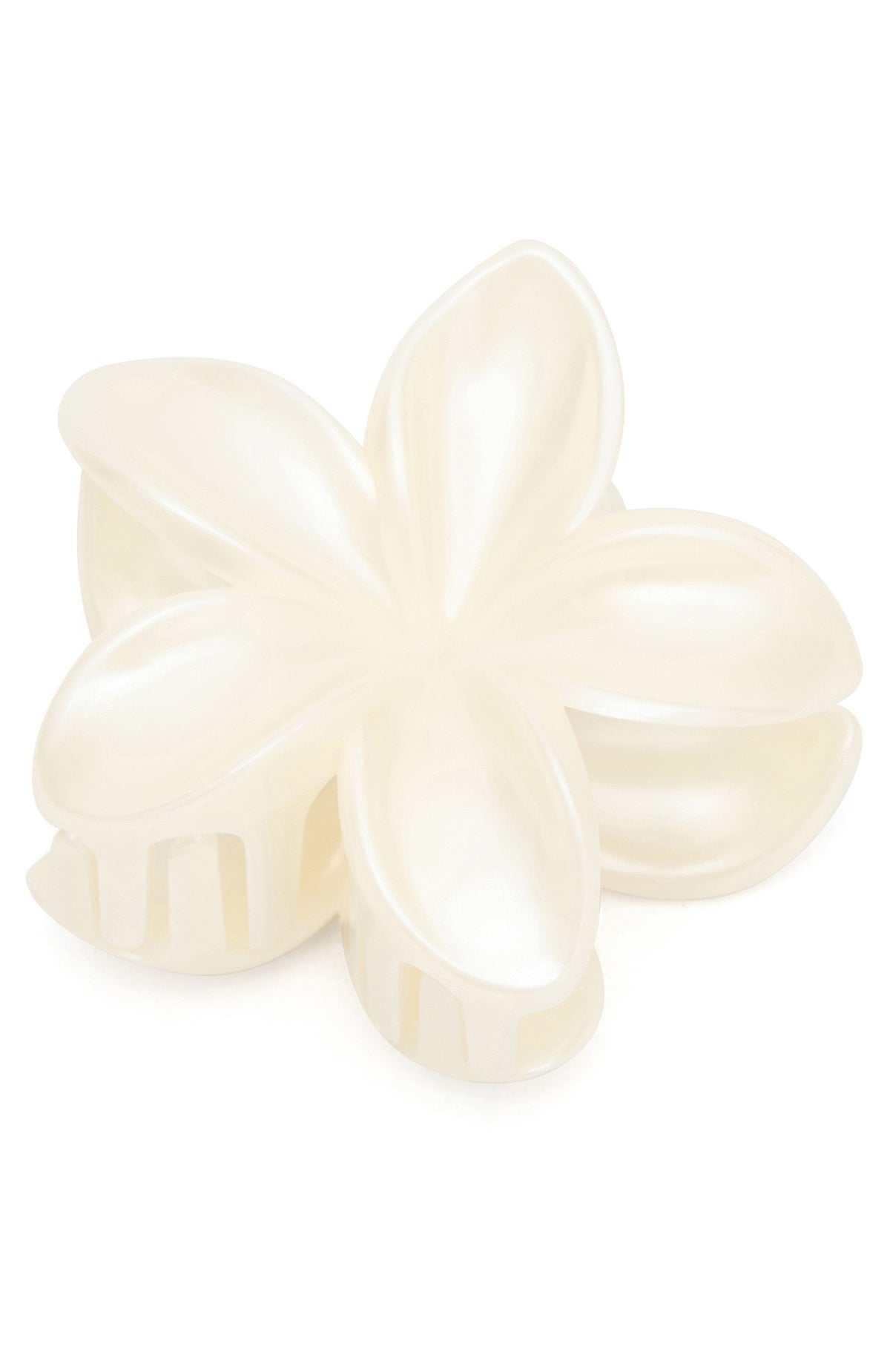 Trending Floral Charm Hair Clip Pearl