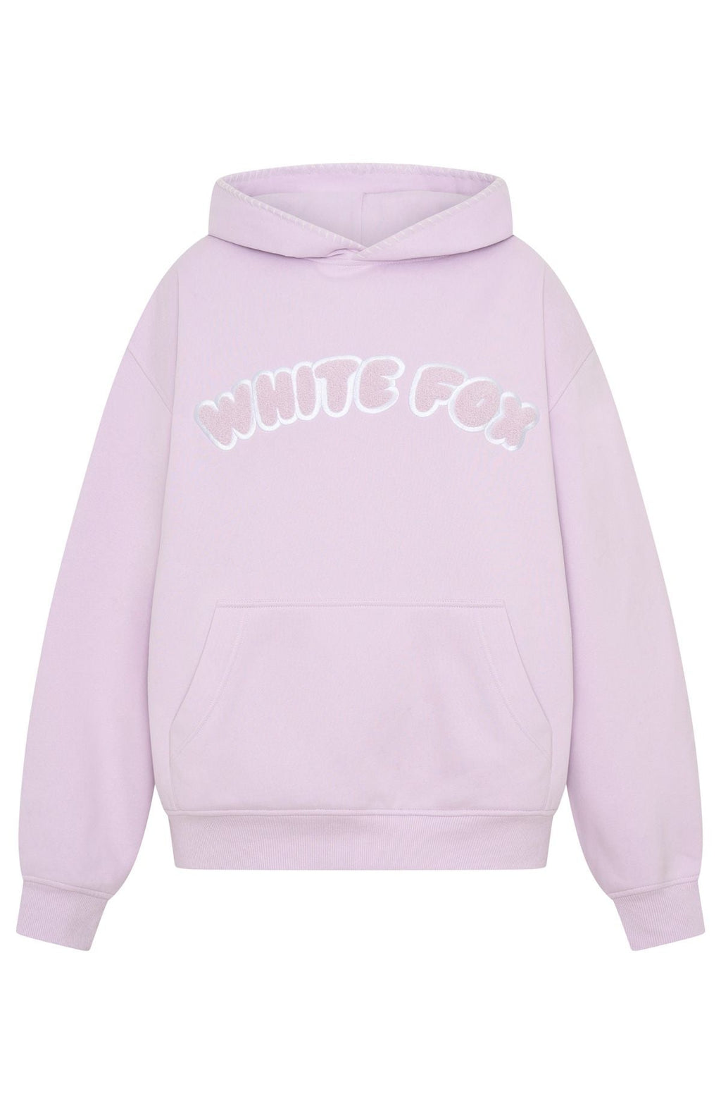 Trending Vol. 1 Front Graphic Oversized Hoodie Lilac