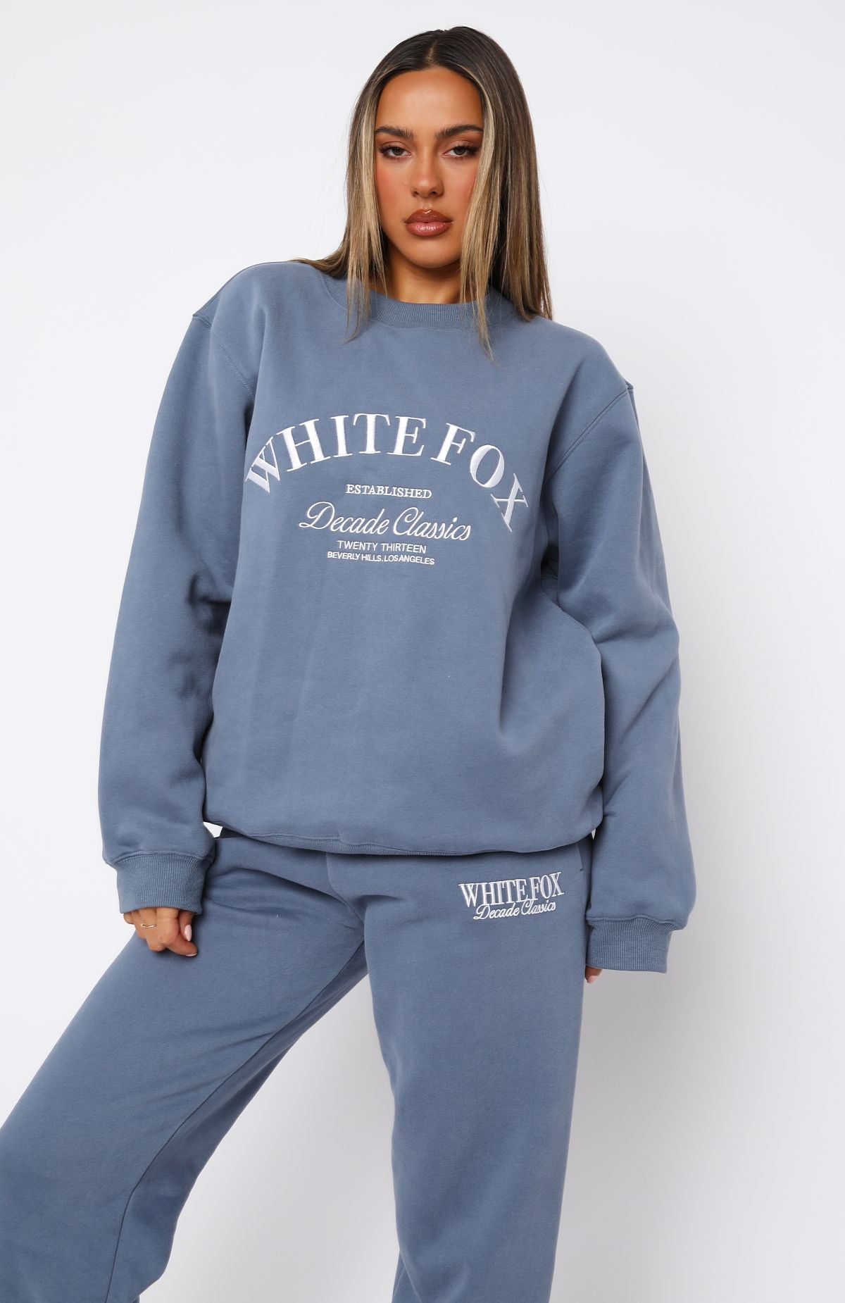 Trending Decade Classics Essential Oversized Sweater Ocean