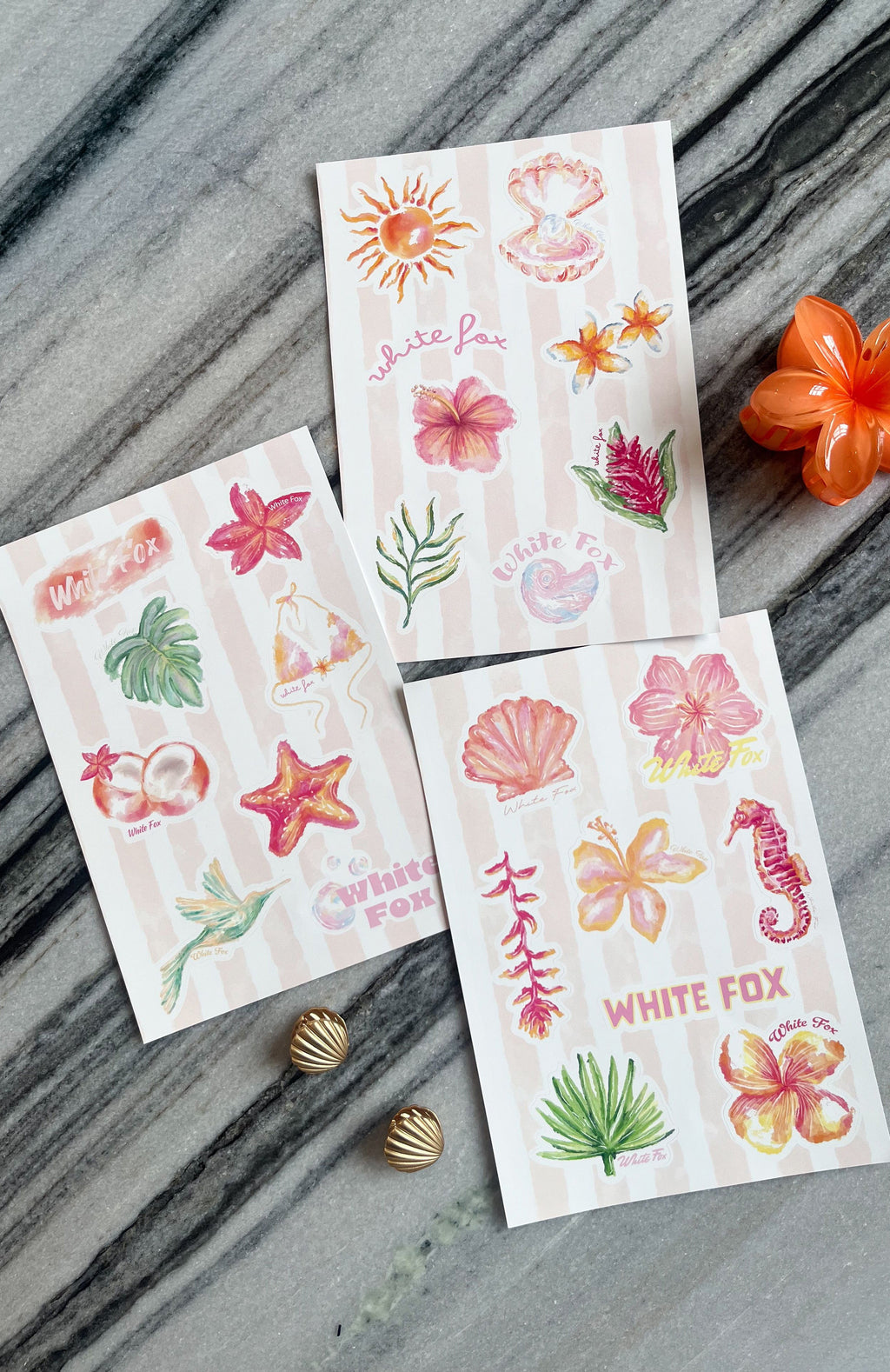 Trending Tropical Baby Sticker Pack Mixed