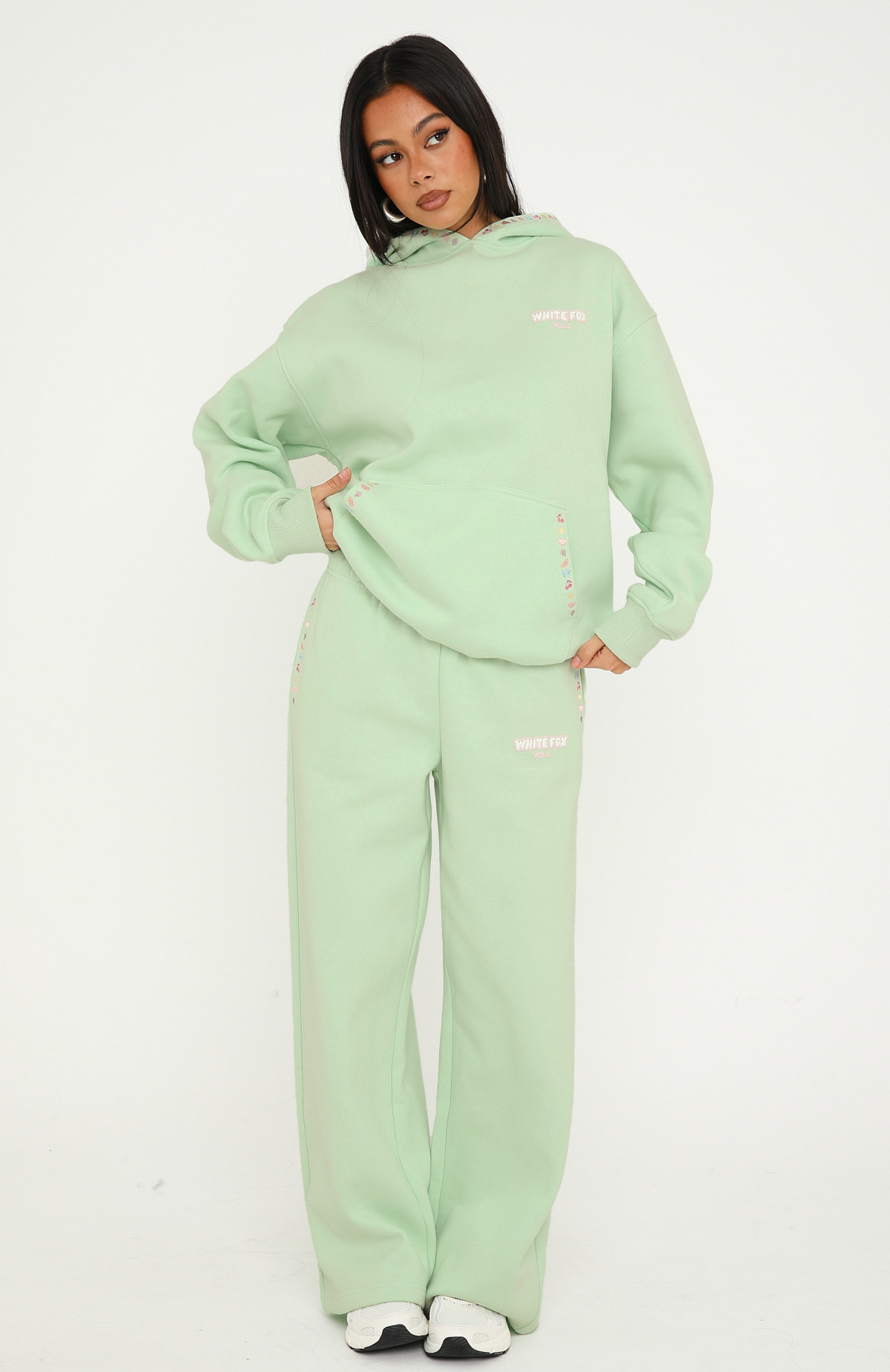 Trending Vol. 2 Wide Leg Sweatpants Mint