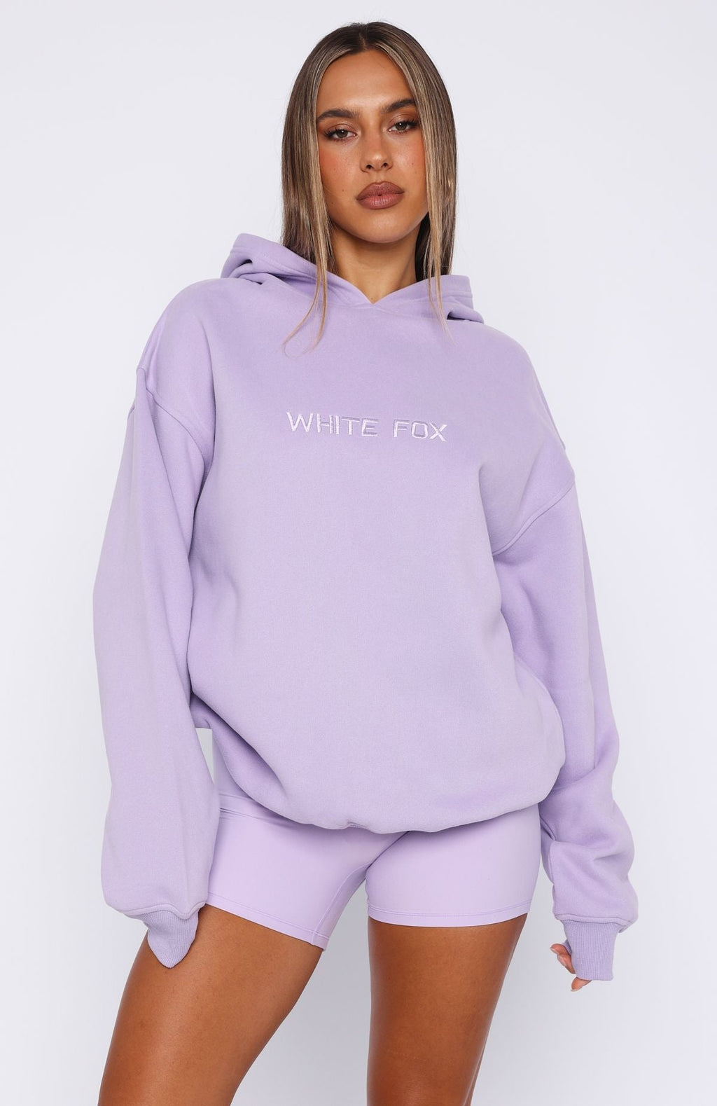 Trending Stay Lifted Oversized Hoodie Lavender