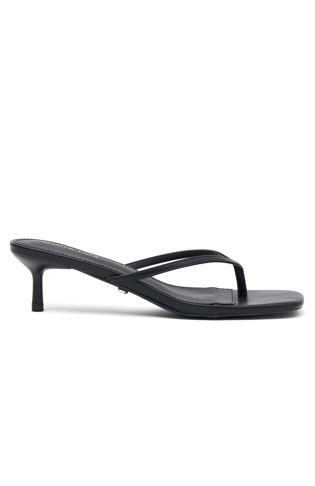 Trending Hamptons Thong Heels Black