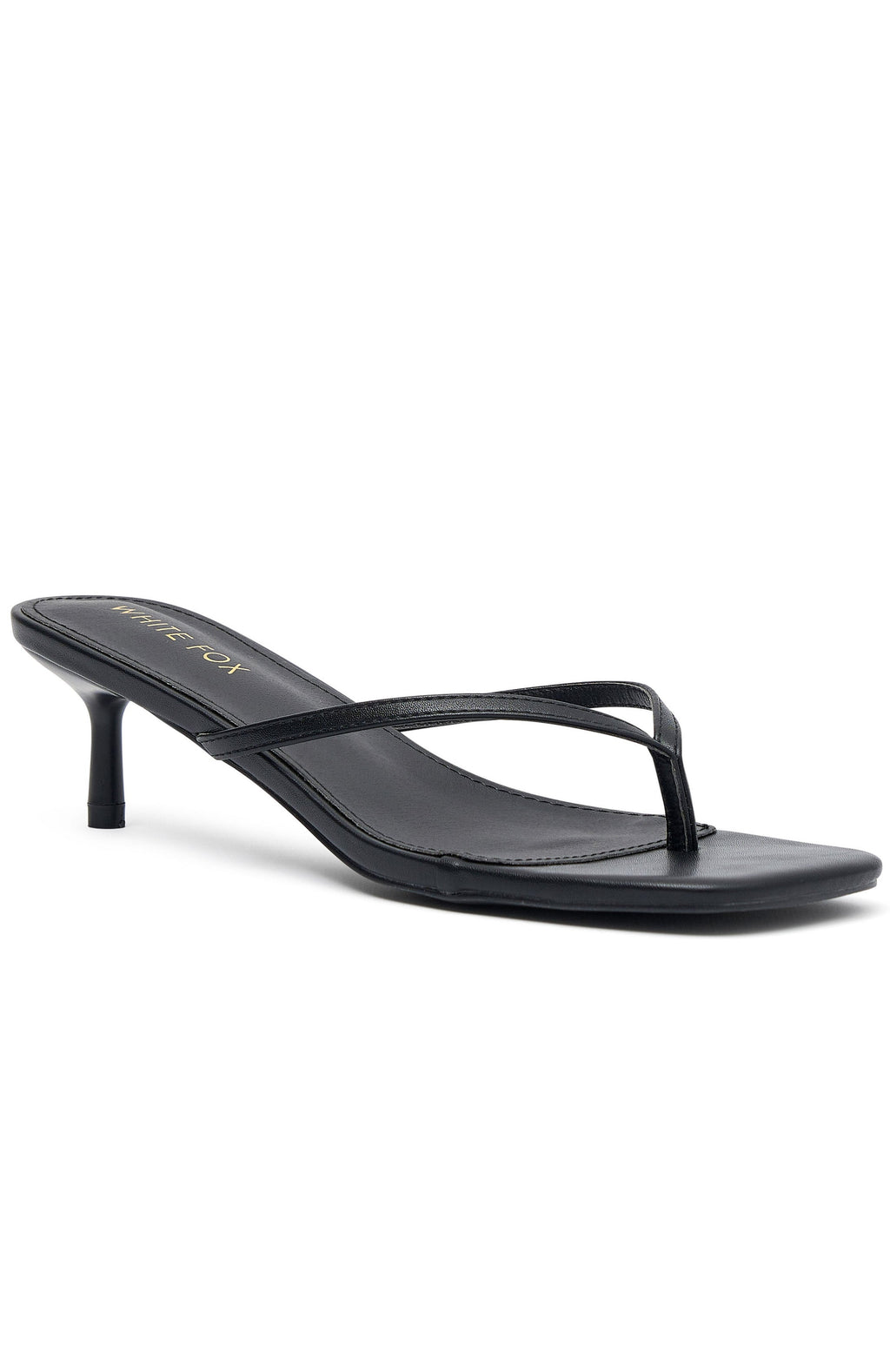 Trending Hamptons Thong Heels Black