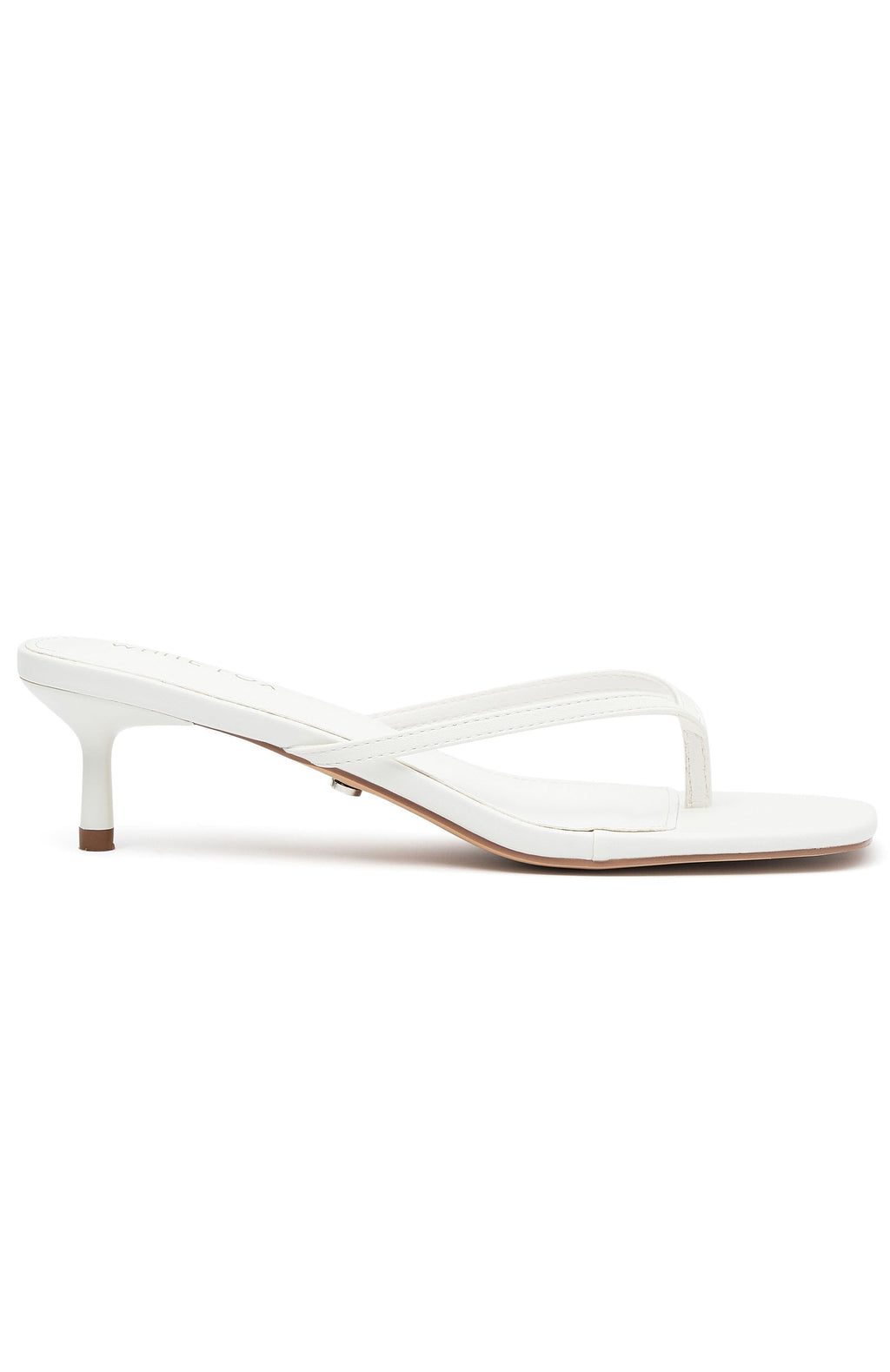 Trending Hamptons Thong Heels White