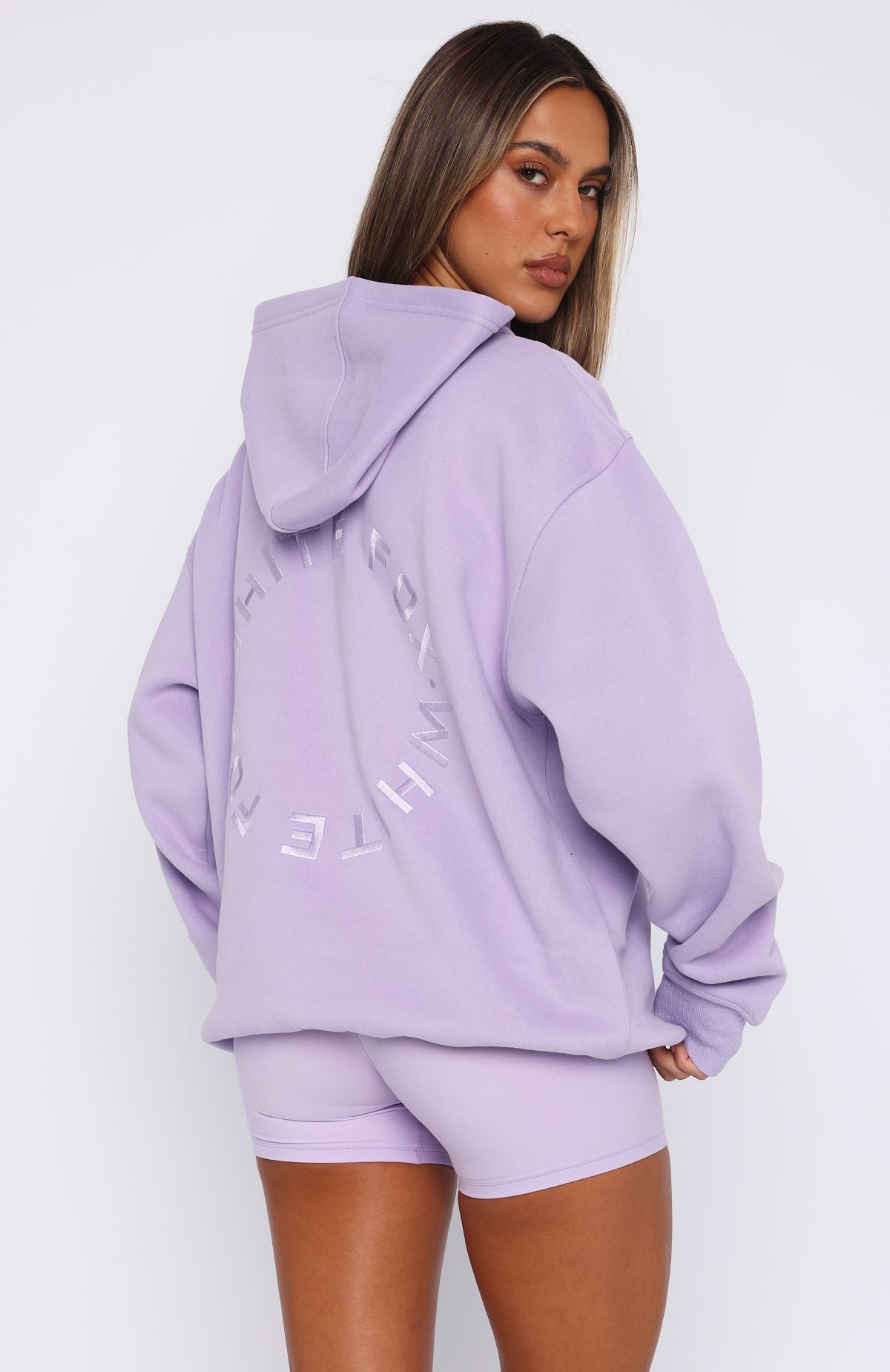 Trending Stay Lifted Oversized Hoodie Lavender
