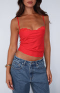 Trending Tell Me All About It Top Red