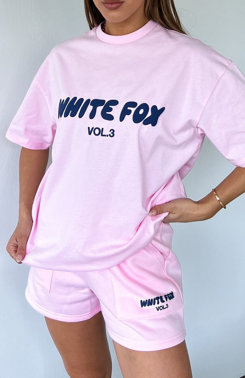 Trending Offstage Oversized Tee Posy Pink