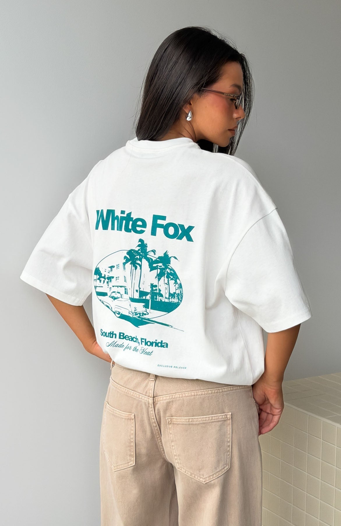 Trending Made For The Heat Oversized Tee White