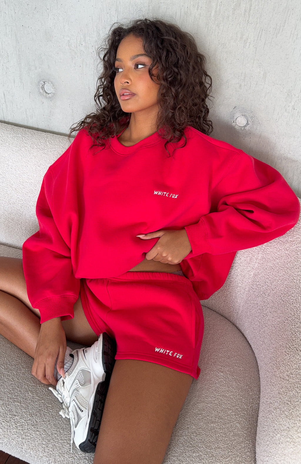 Trending Test Drive Oversized Sweater Red