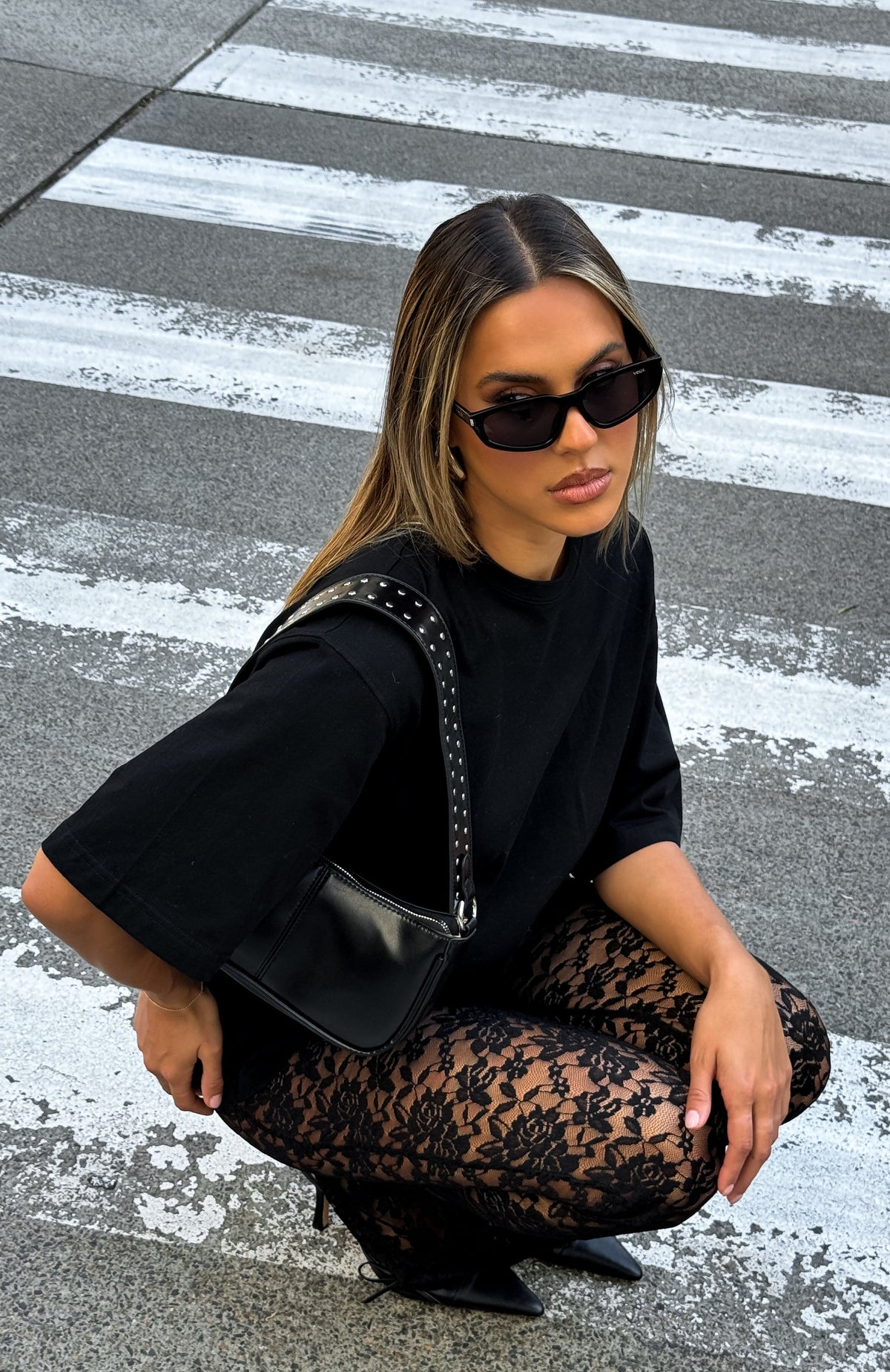 Trending New Era Lace Pants Black