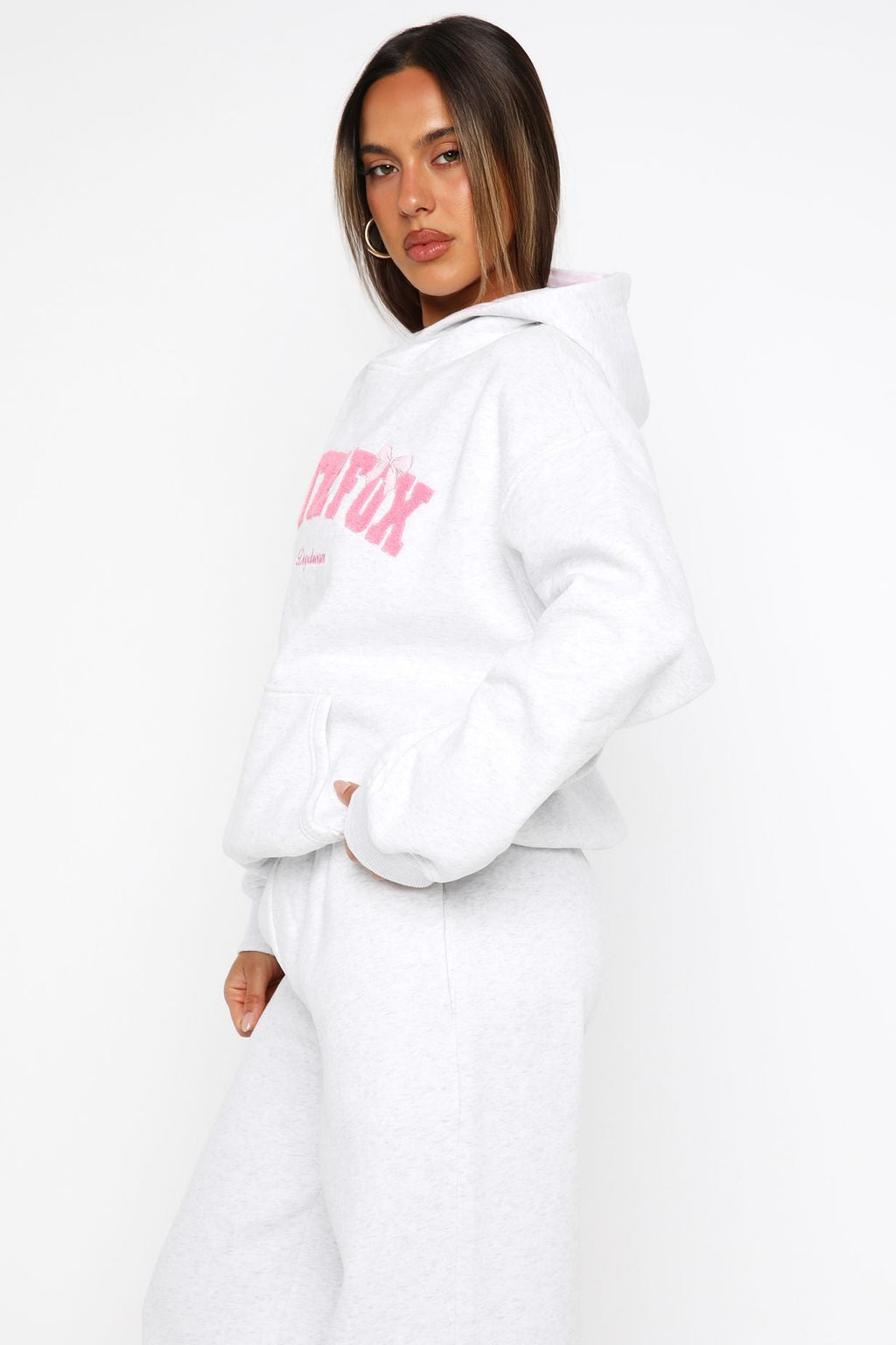 Trending Daydreamers Madeline Oversized Hoodie Grey Marle