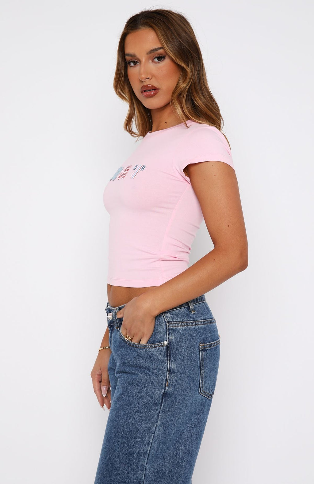 Trending Pretty In Pink Baby Tee Baby Pink
