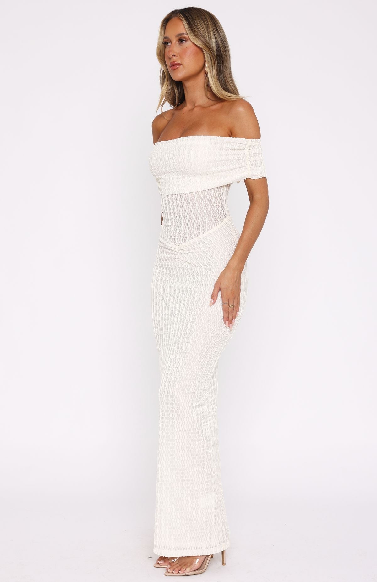 Trending Unwritten Chapters Maxi Dress Off White