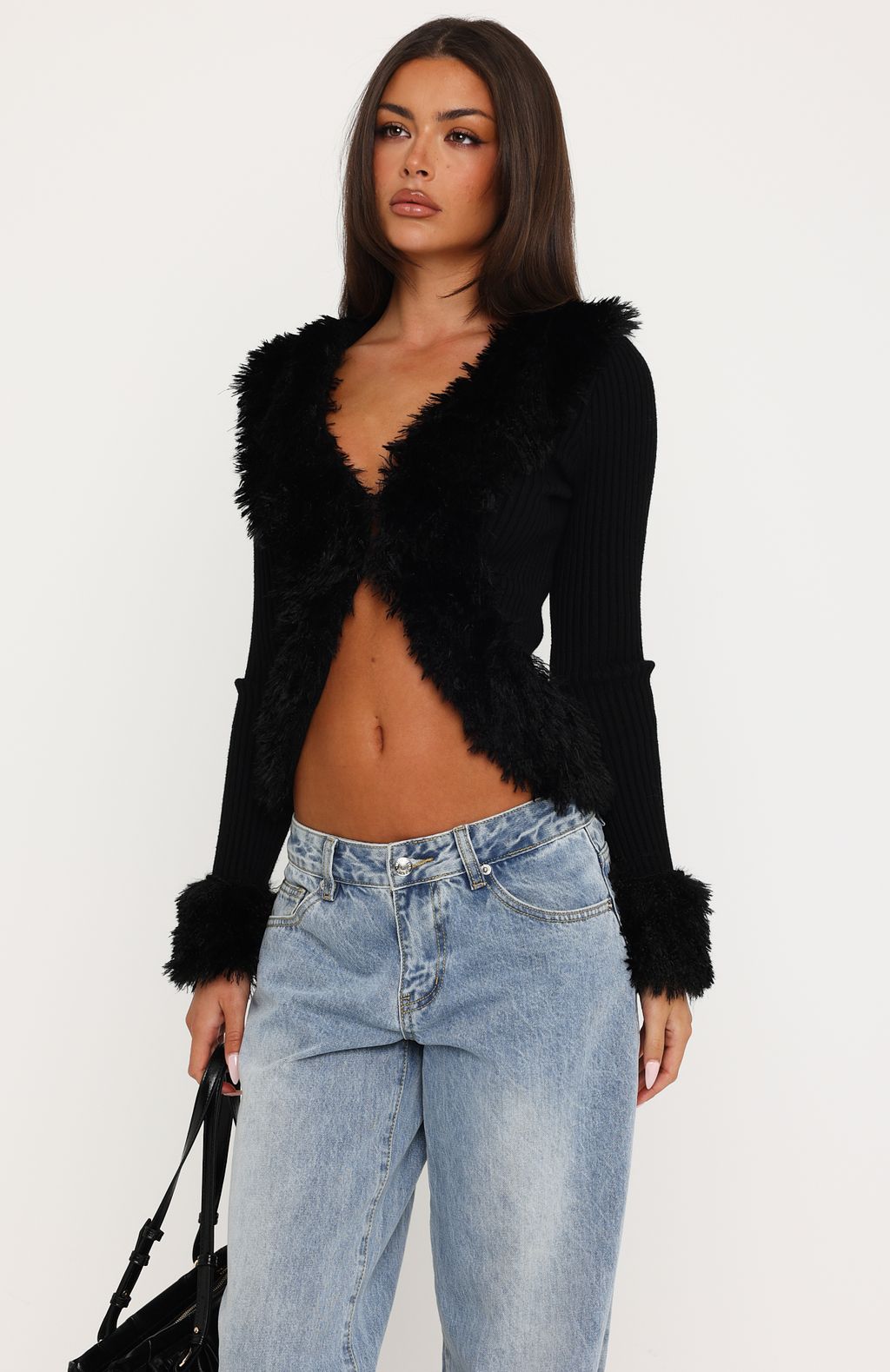 Trending Dragana Cardigan Black