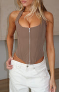 Trending Already Over Bustier Chocolate