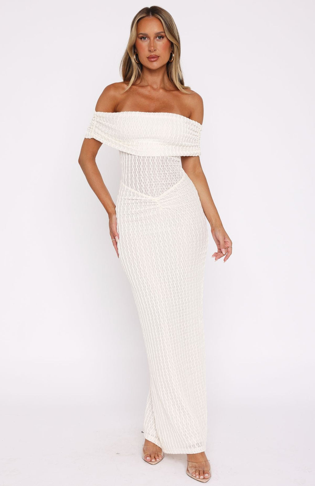 Trending Unwritten Chapters Maxi Dress Off White