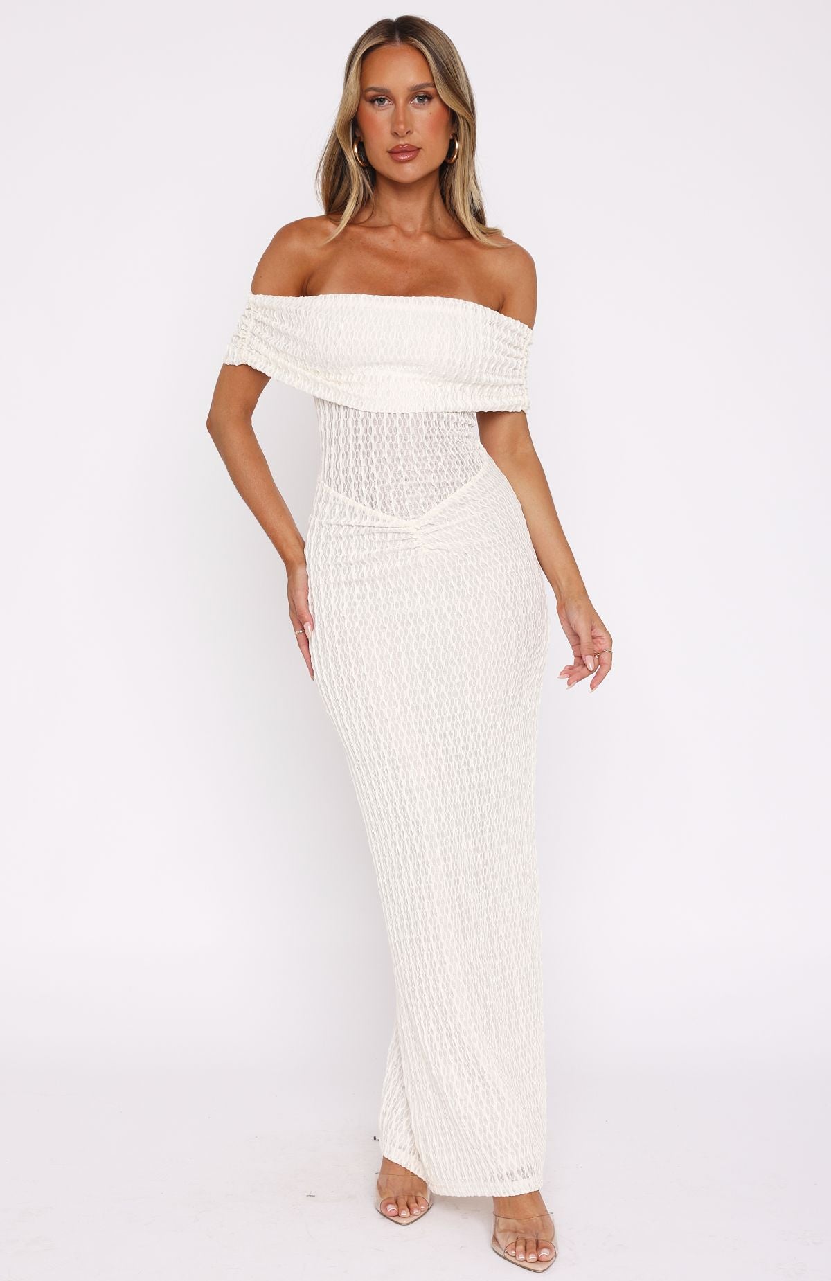 Trending Unwritten Chapters Maxi Dress Off White