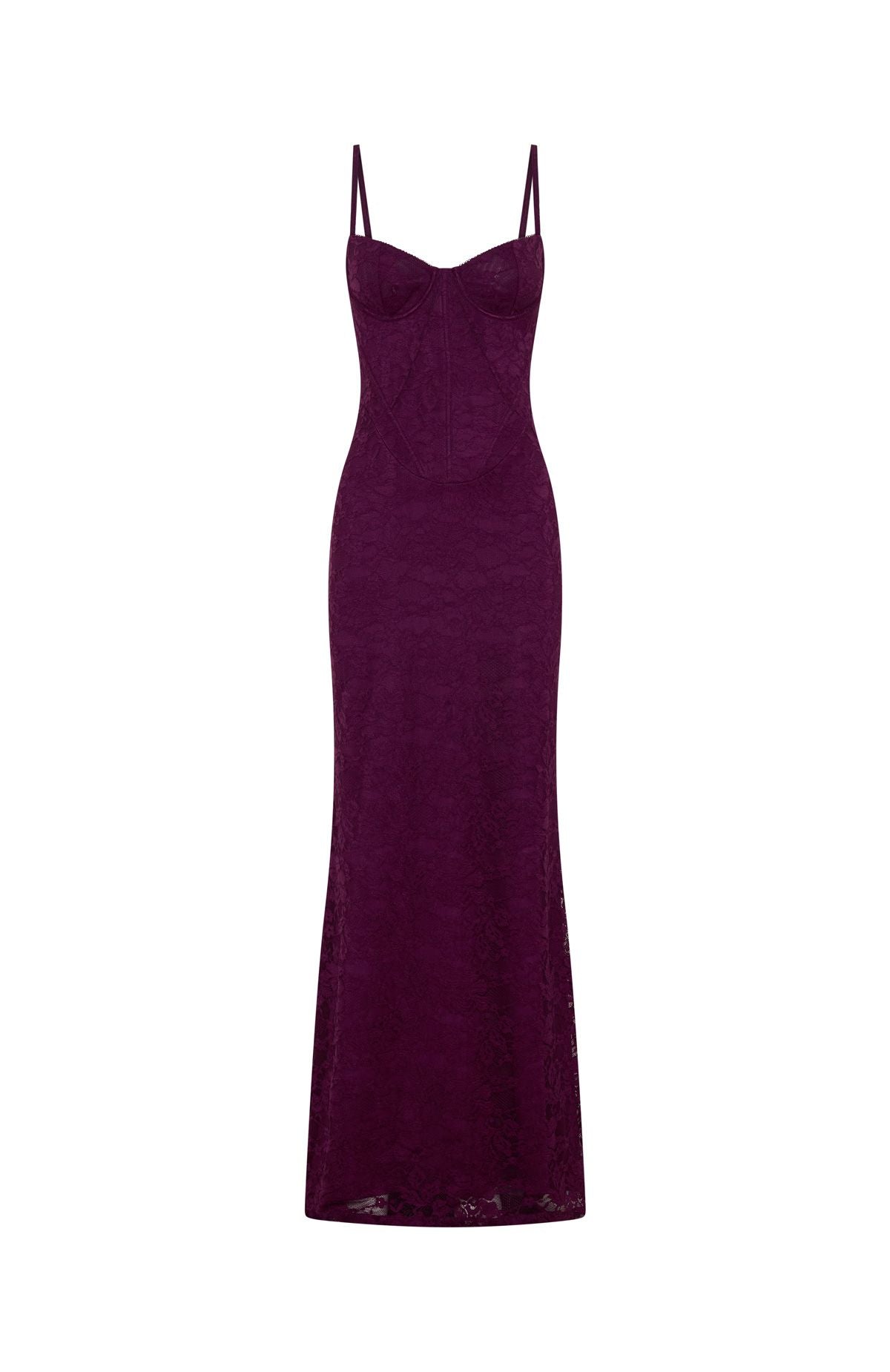 Trending Blossom Belle Maxi Dress Plum
