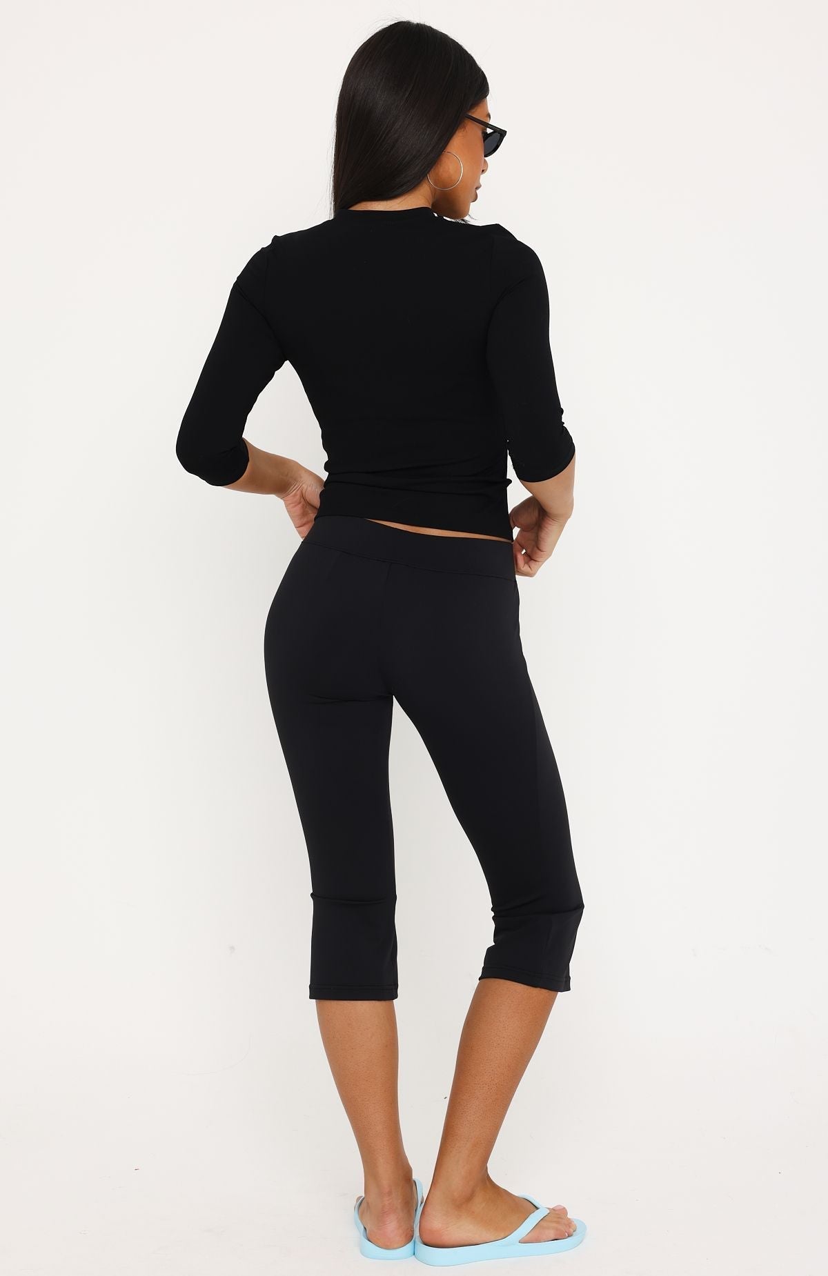 Trending Take The Opportunity Capri Pants Black