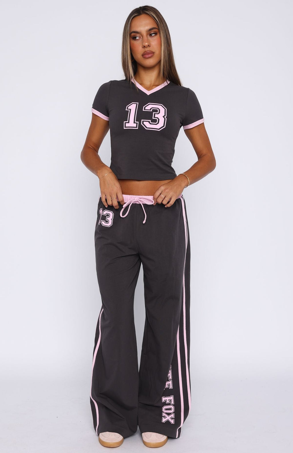 Trending Trying Too Hard Track Pants Volcanic