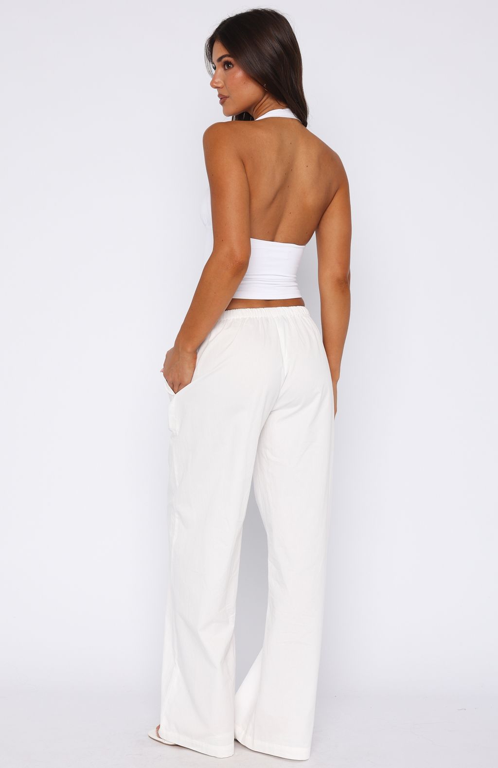 Trending Sweet Like Me Wide Leg Pants White