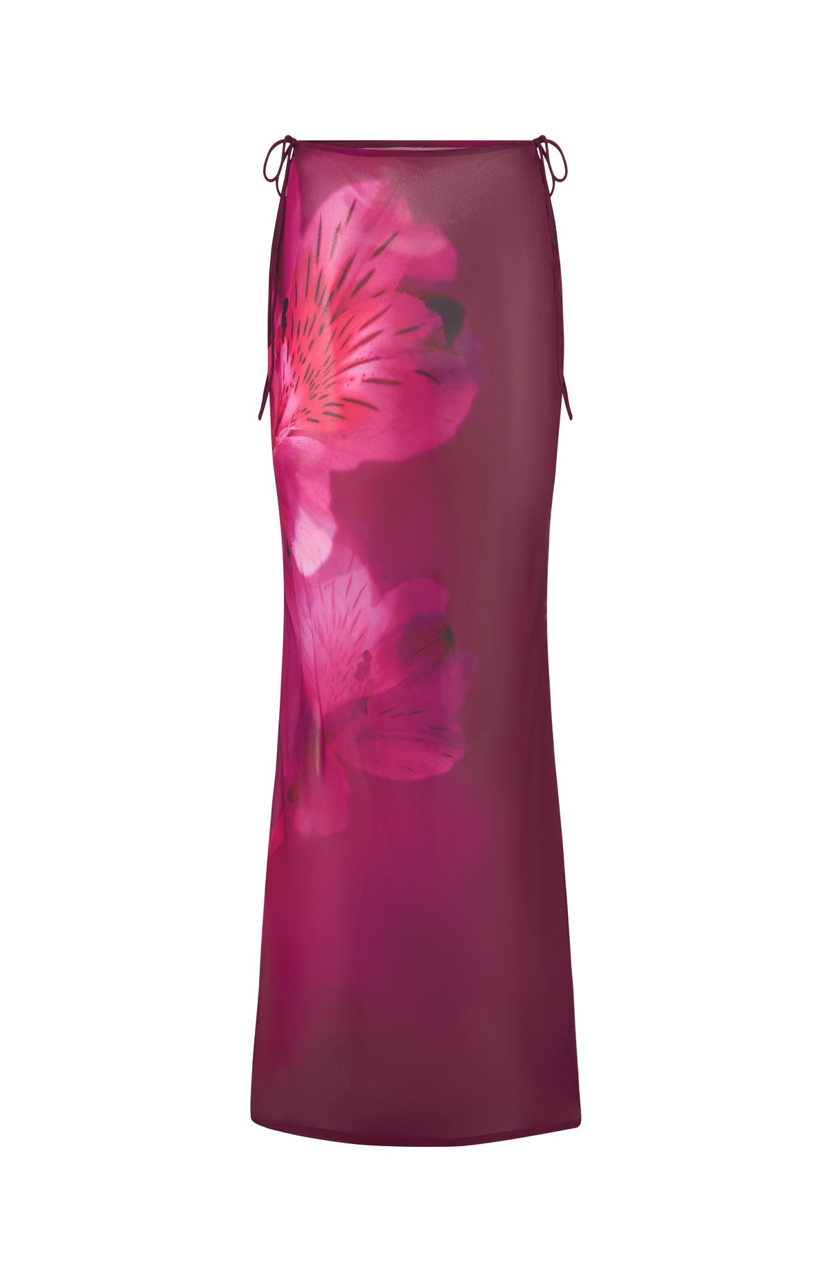Trending Luminous Maxi Skirt Berry Lush