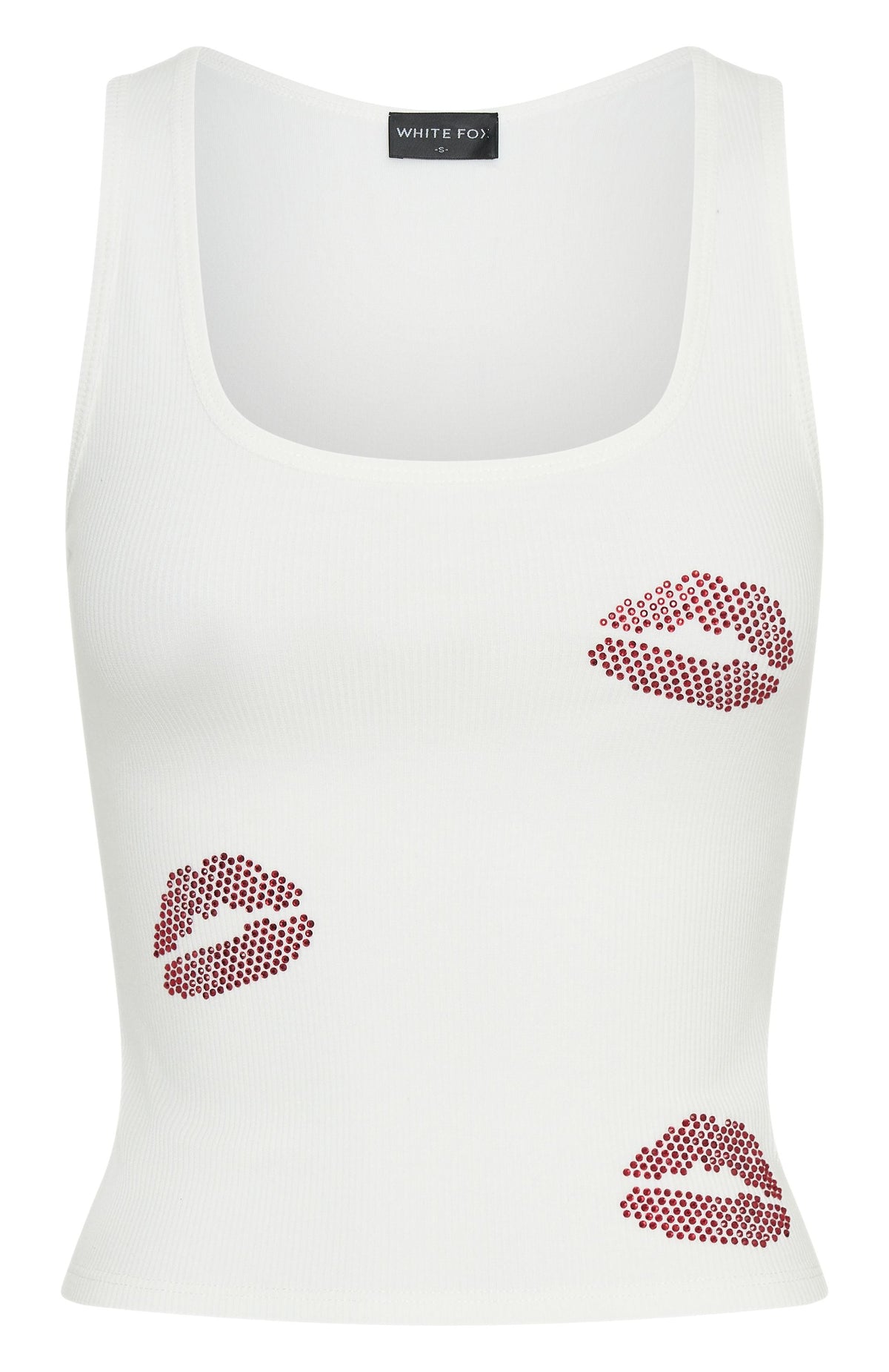 Trending Pepper You In Kisses Tank Top White