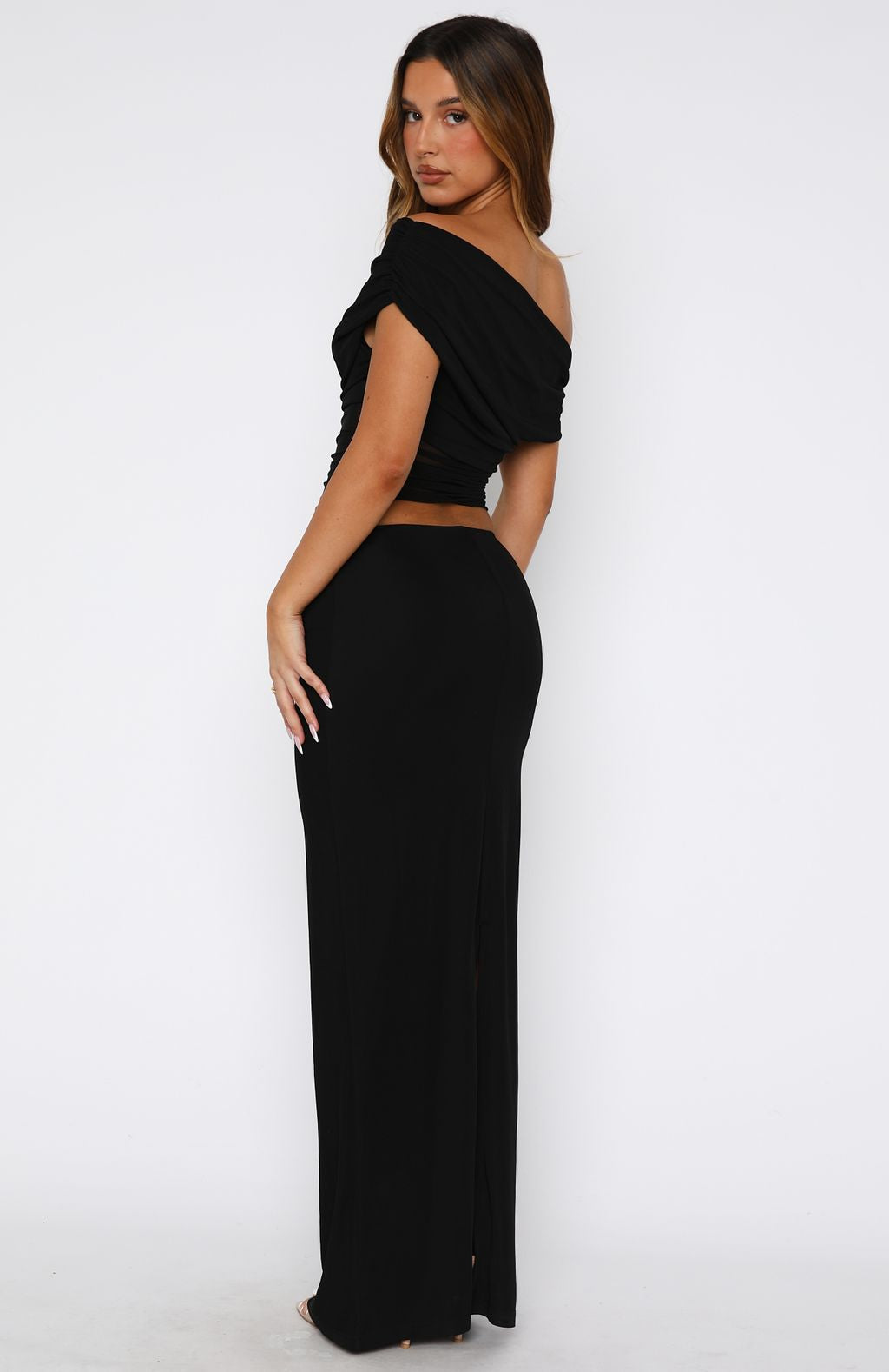 Trending Girls Night Maxi Dress Black
