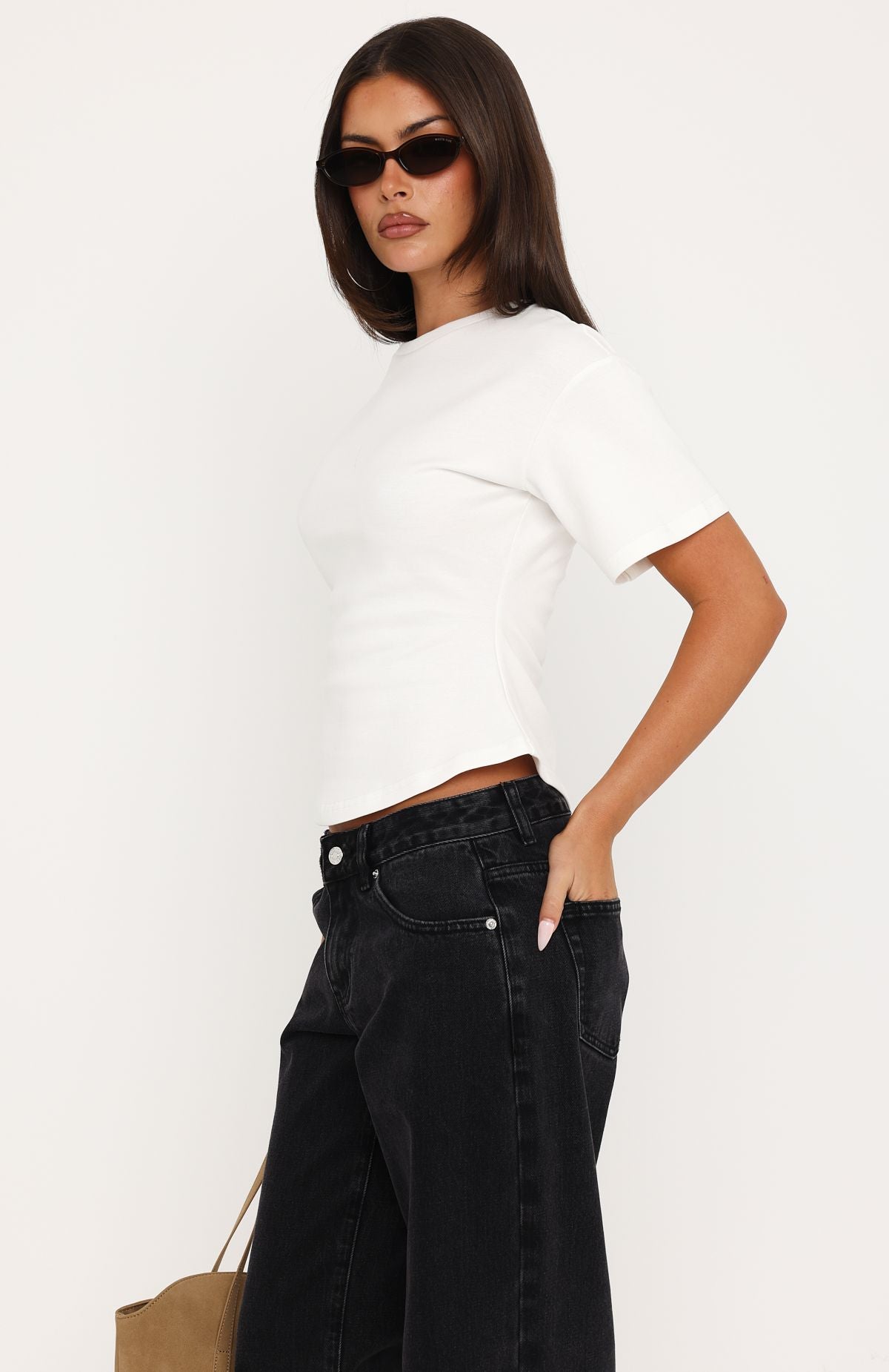 Trending Whisper In Time Short Sleeve Top White
