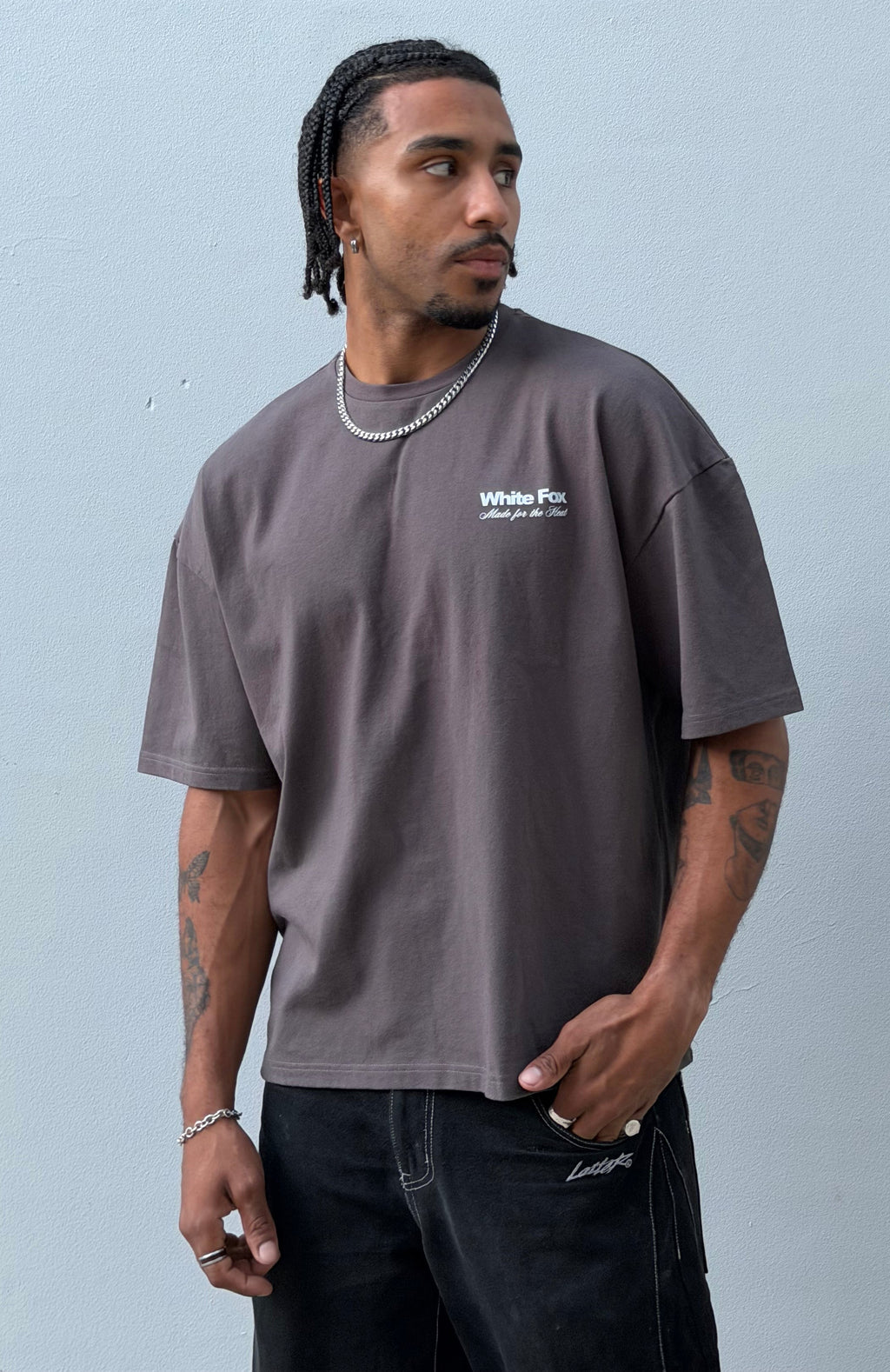 Trending Made For The Heat Oversized Tee Charcoal