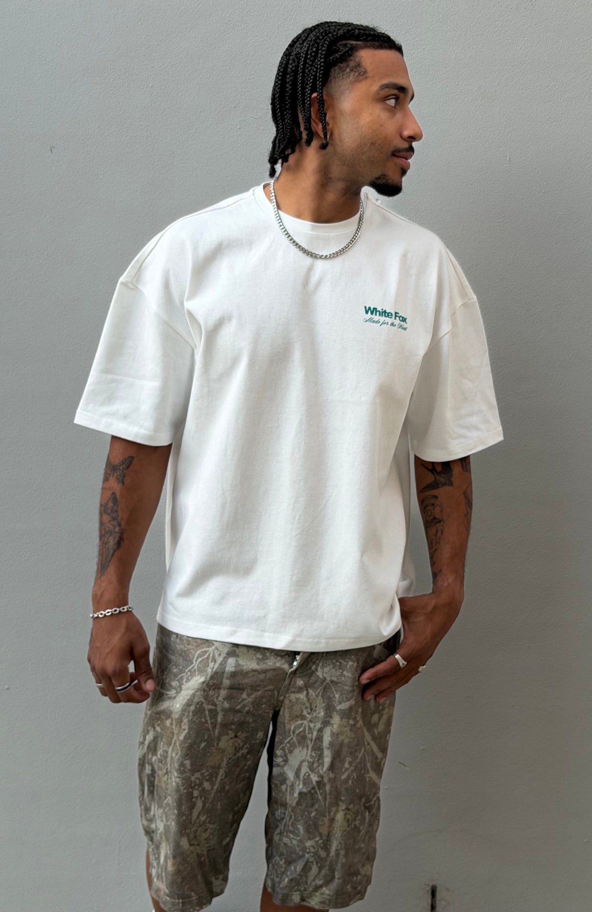 Trending Made For The Heat Oversized Tee White