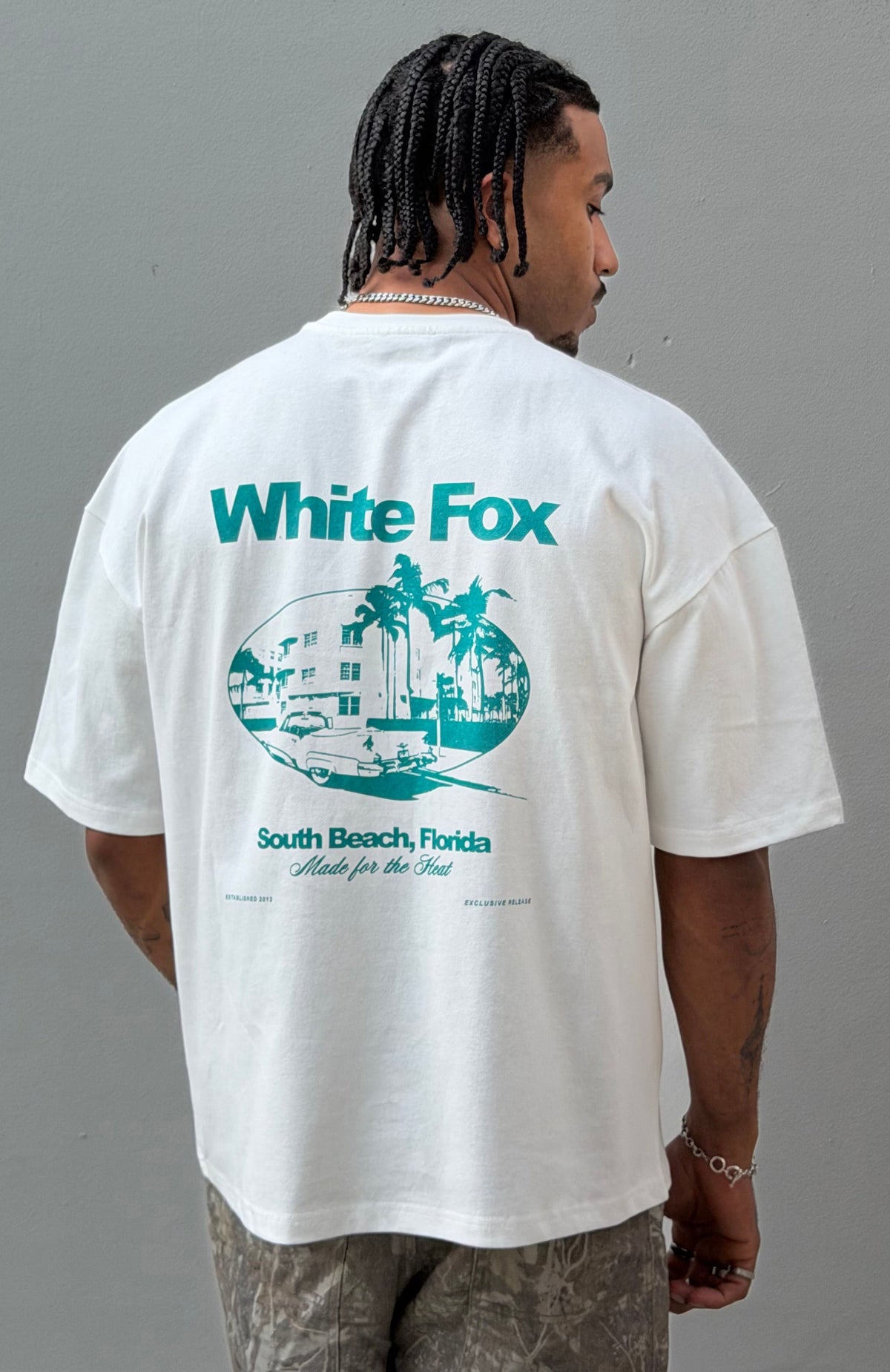 Trending Made For The Heat Oversized Tee White