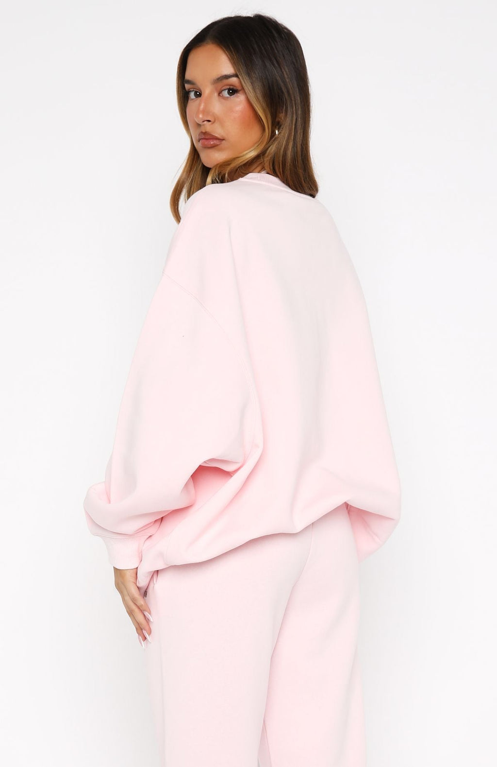 Trending Test Drive Oversized Sweater Icy Pink