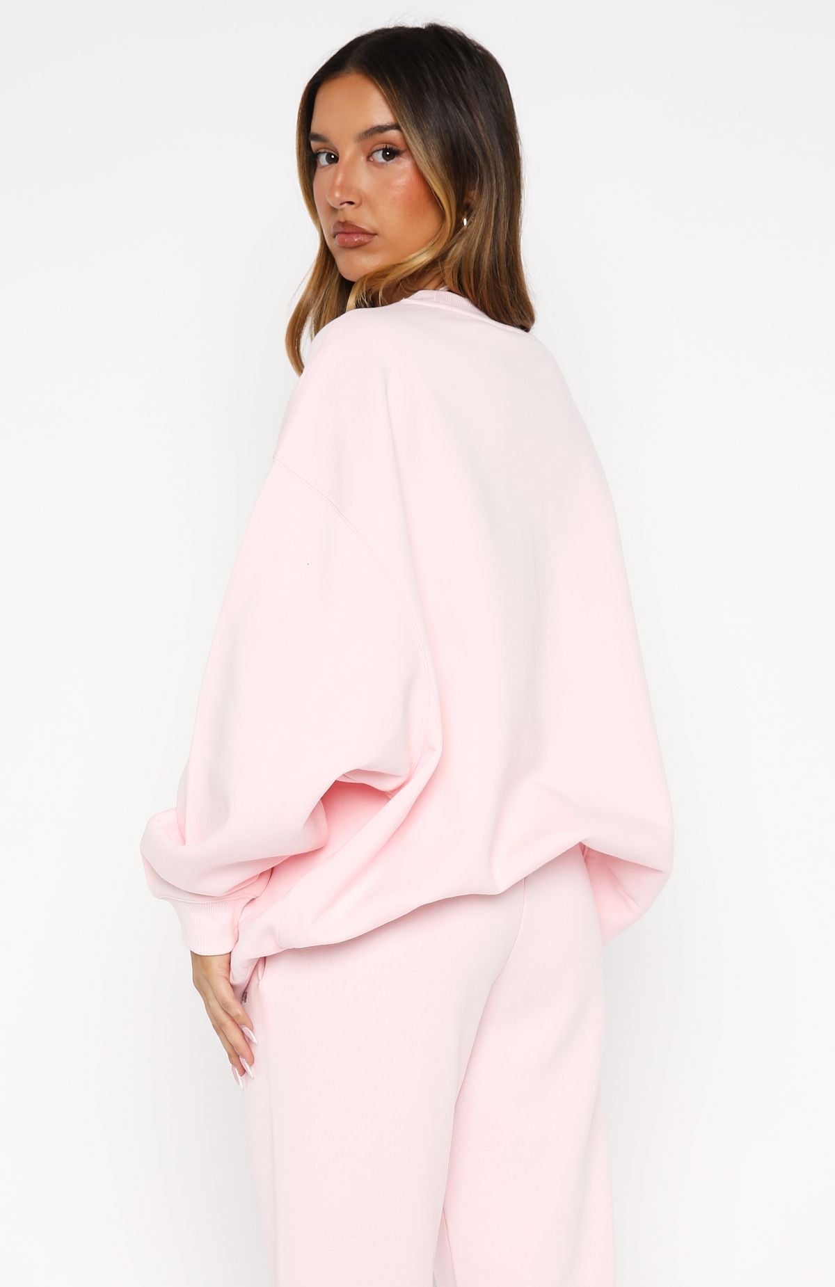Trending Test Drive Oversized Sweater Icy Pink