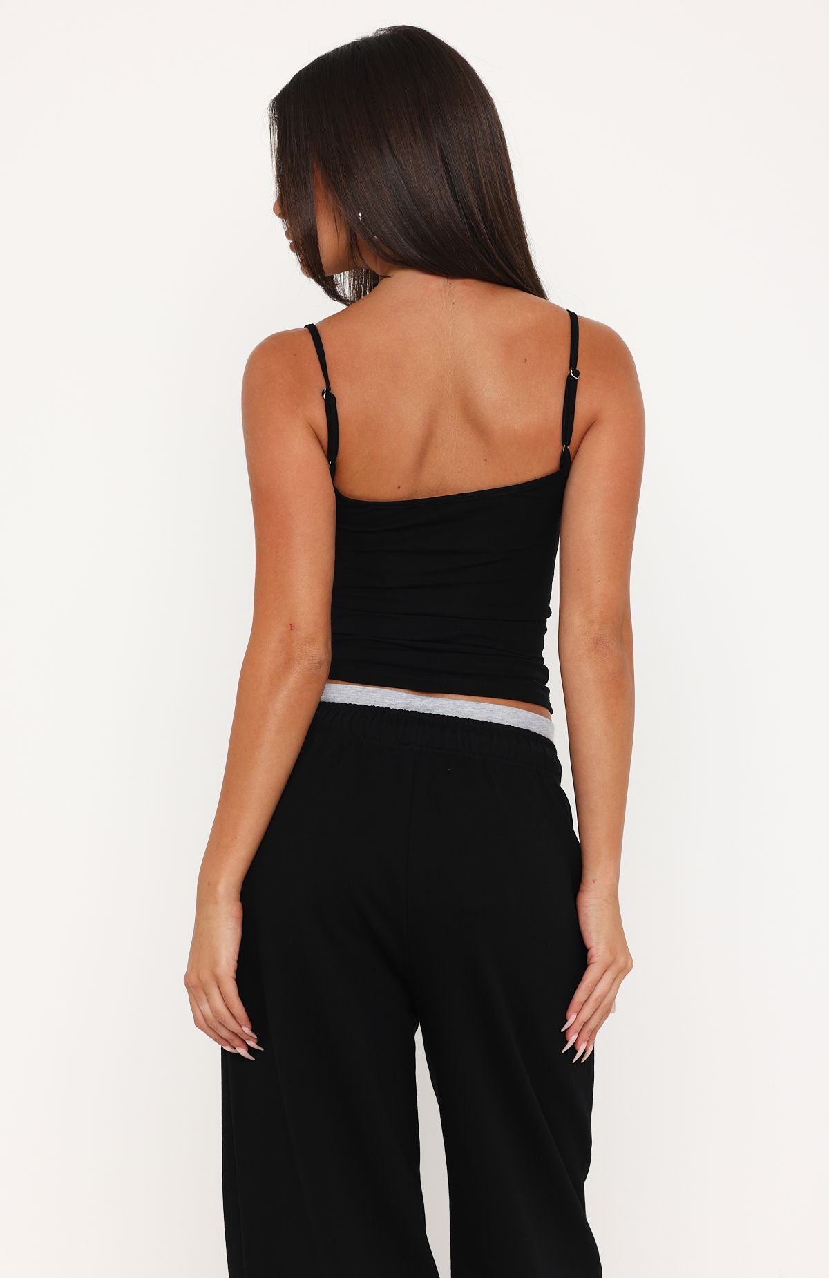 Trending Off The Field Singlet Top Black