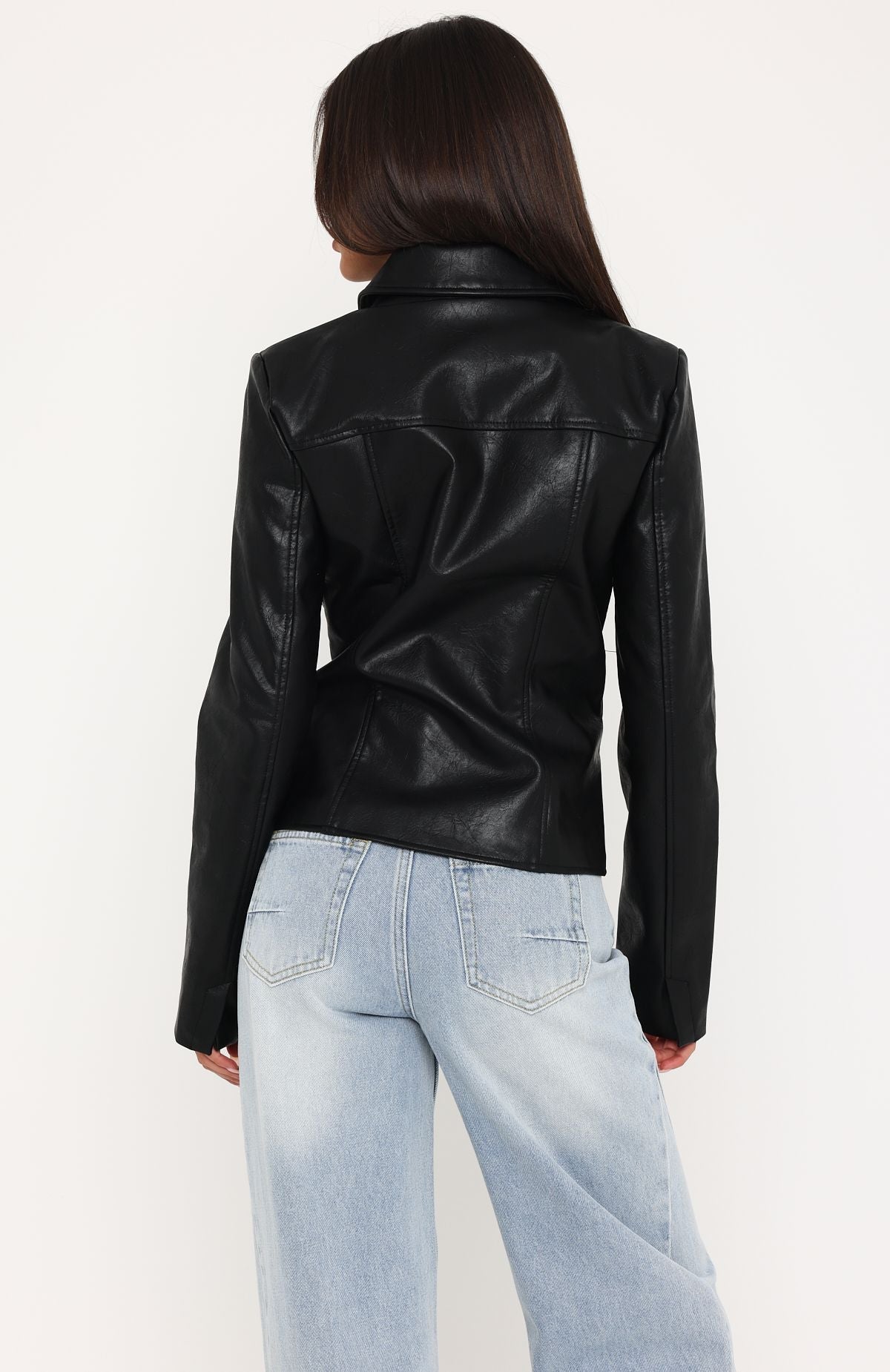 Trending Classic Babe PU Jacket Black