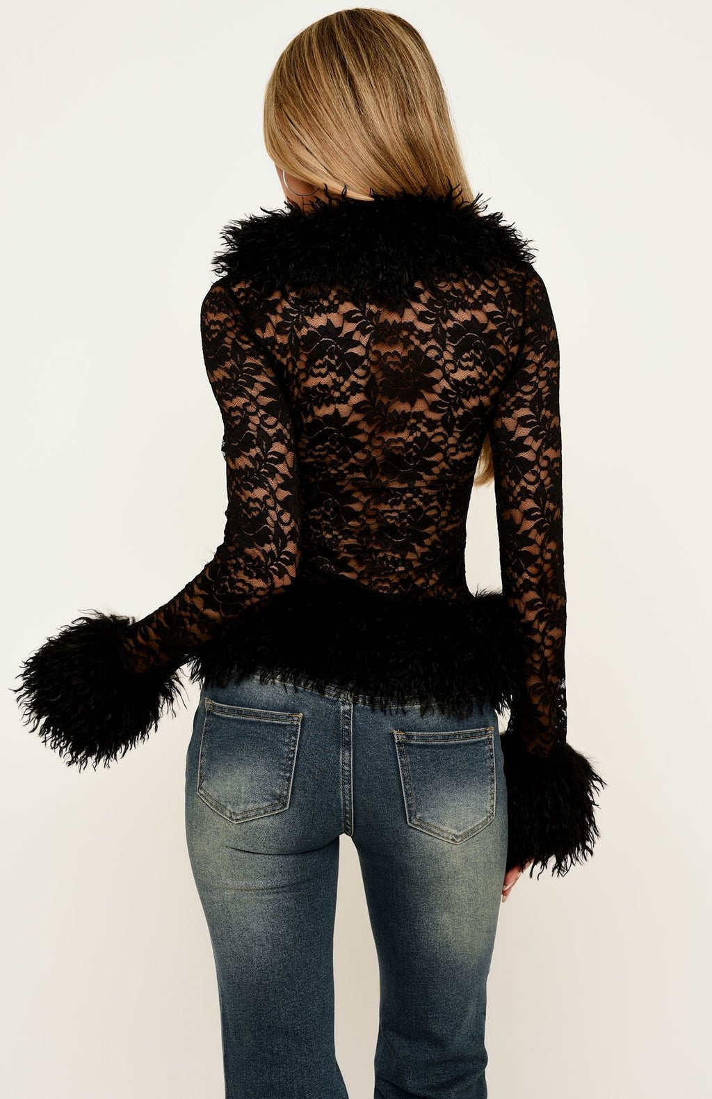 Trending Street Poetry Long Sleeve Top Black