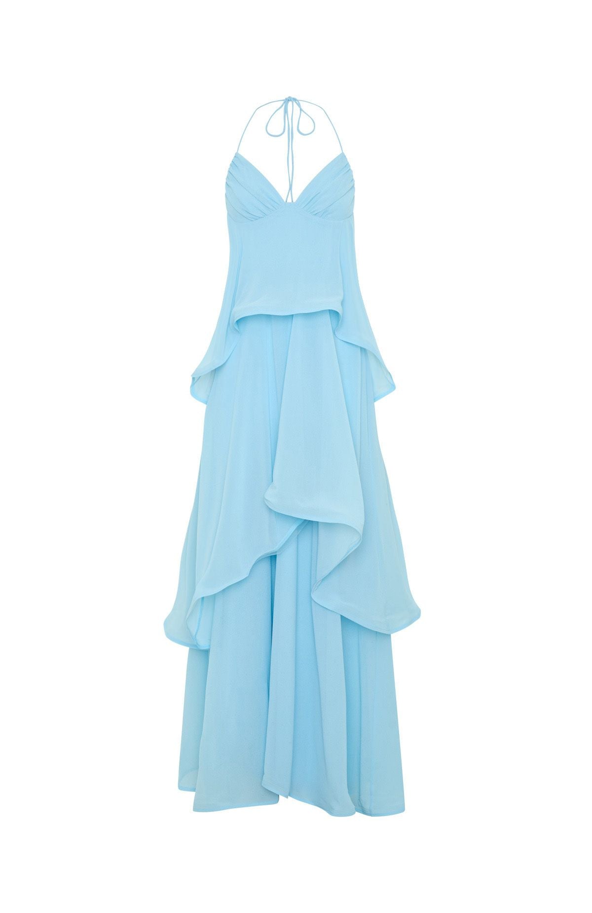 Trending Twirl With Me Maxi Dress Baby Blue
