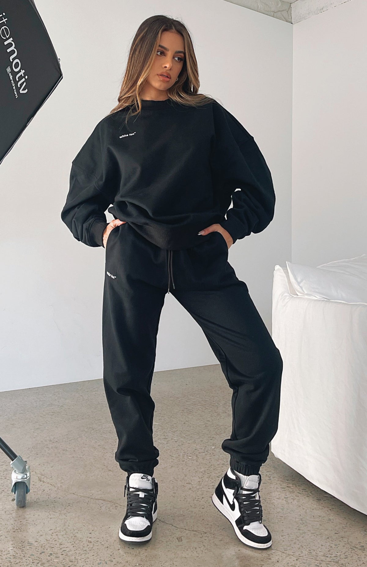 Trending Not An Issue Sweatpants Black