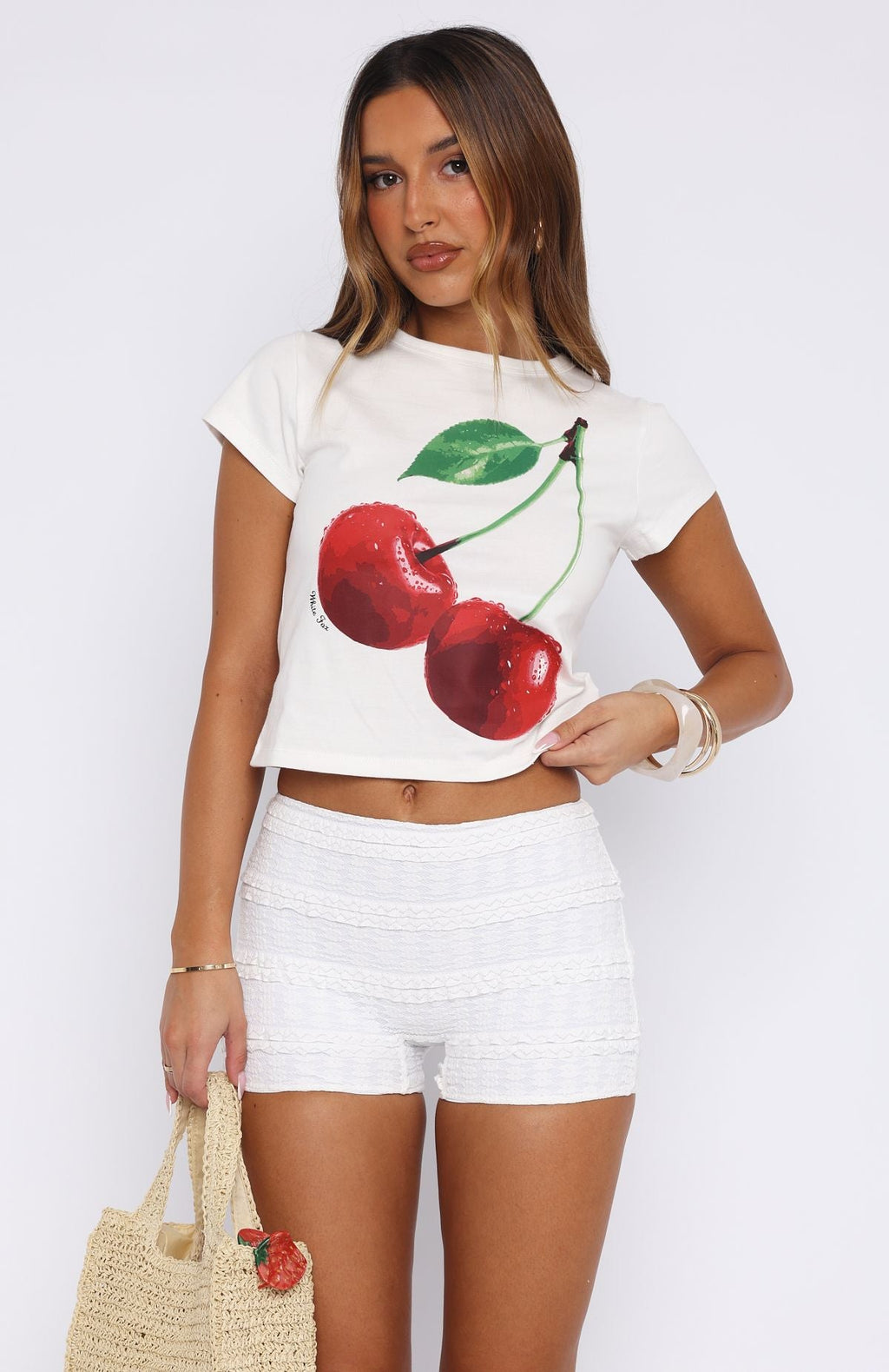 Trending Honeymoon Lace Shorts White