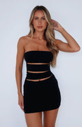 Trending Picture To Burn Mini Dress Black